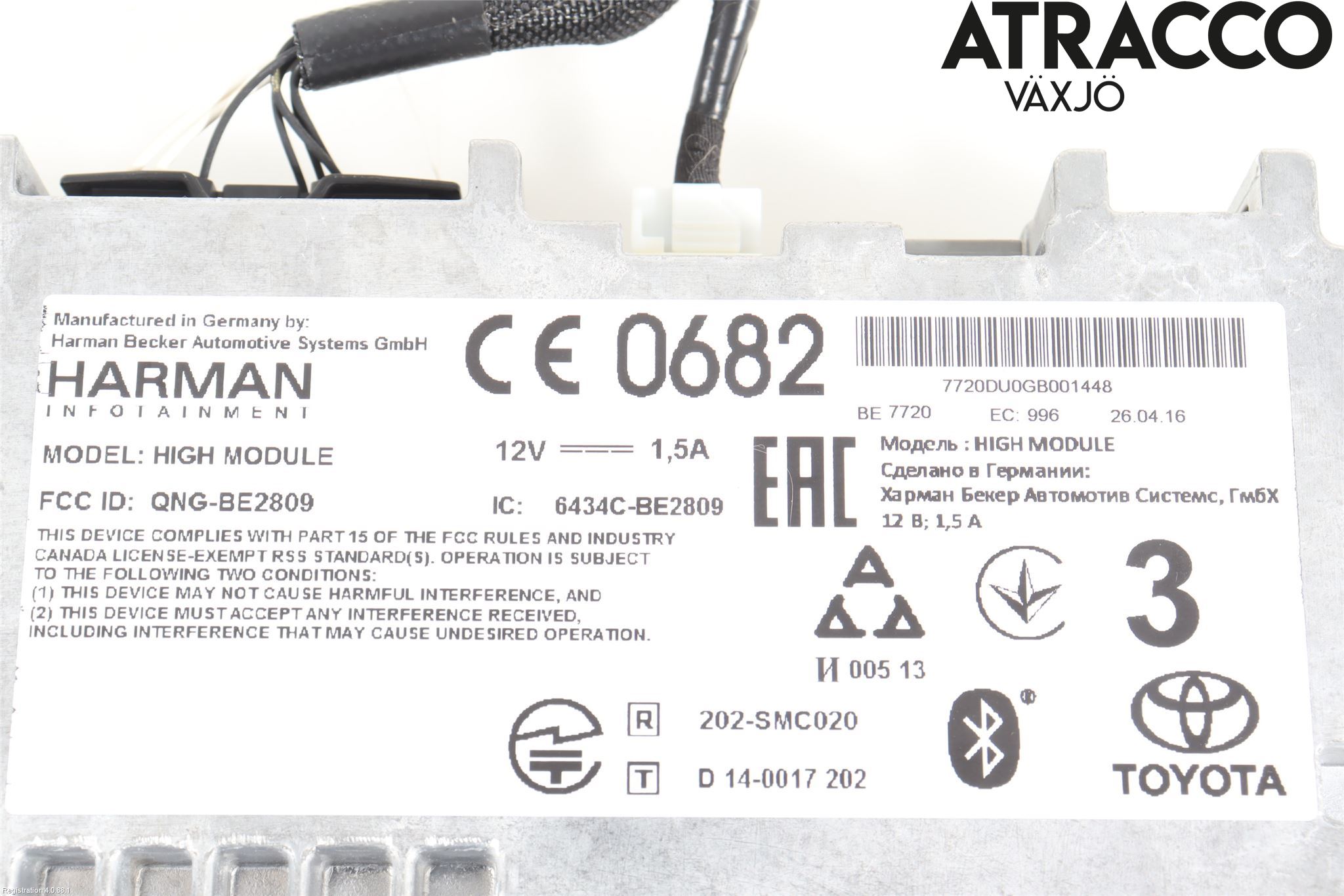 Toyota PRIUS (ZVW50) 16-21 Cd Radio - Multimediapanel