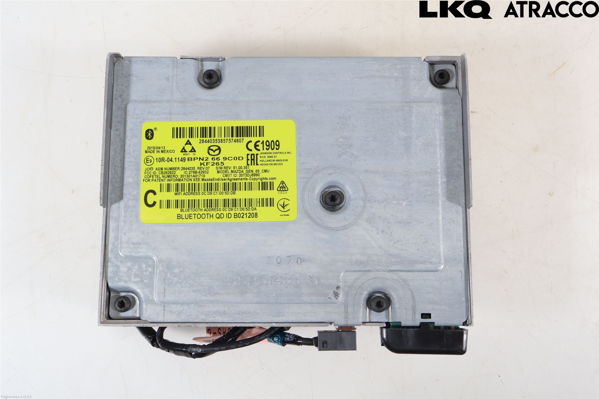 Mazda 3 III 14-19 Cd Radio - Multimediapanel