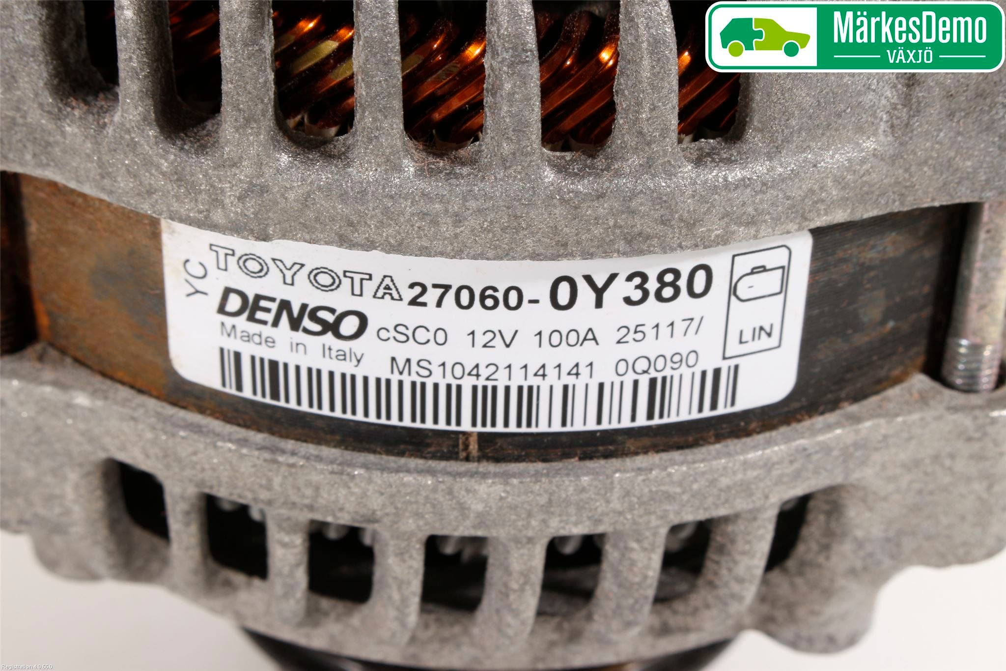 Toyota YARIS XP130 15-20 Generator