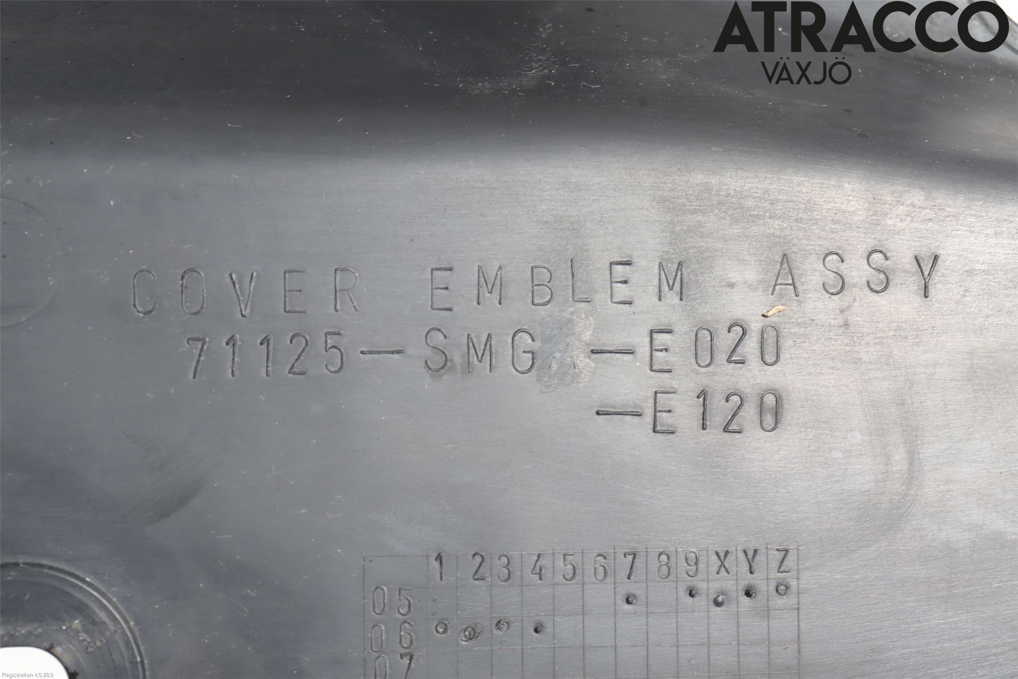 Honda CIVIC 06-11 Frontplåt Övre