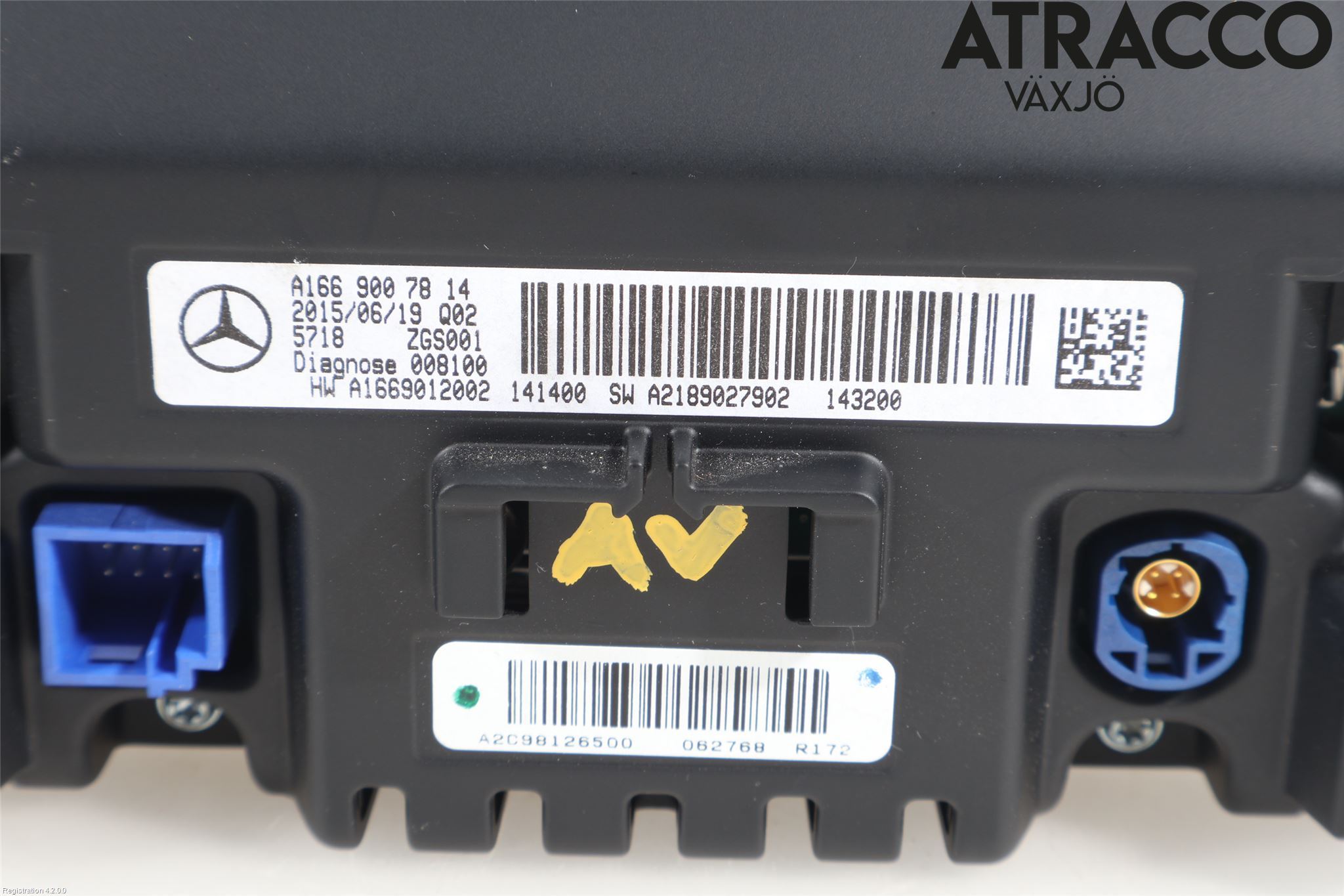 Mercedes-Benz MB CLA-KLASS (C117/X117) 13-19 Multifunktionsdisplay