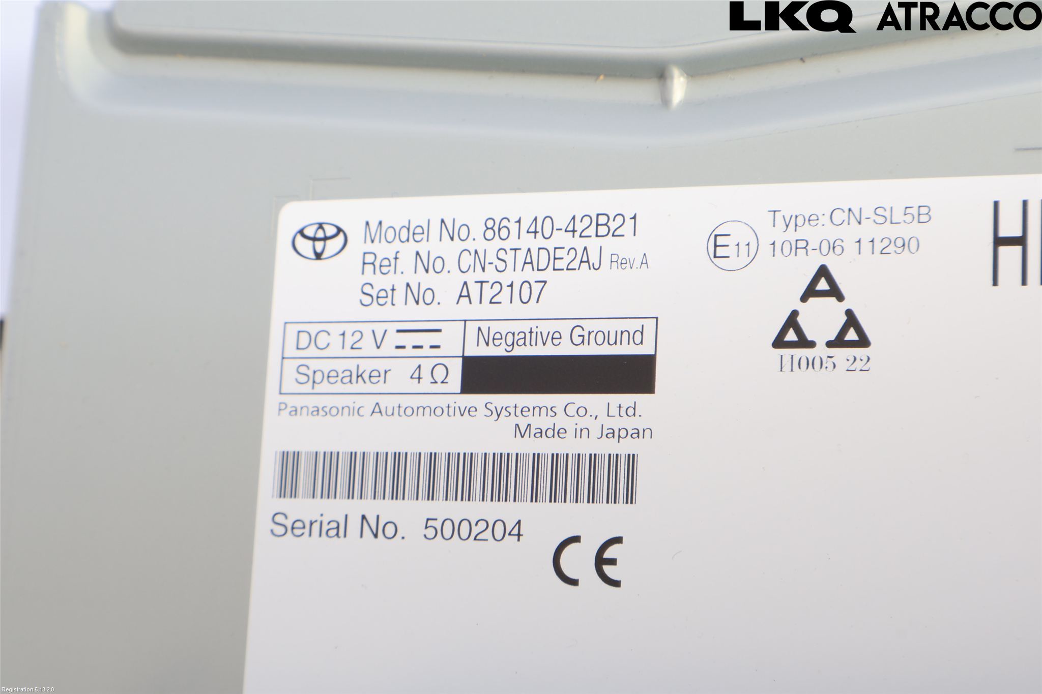 Toyota bZ4X EA10 22- Cd Radio - Multimediapanel
