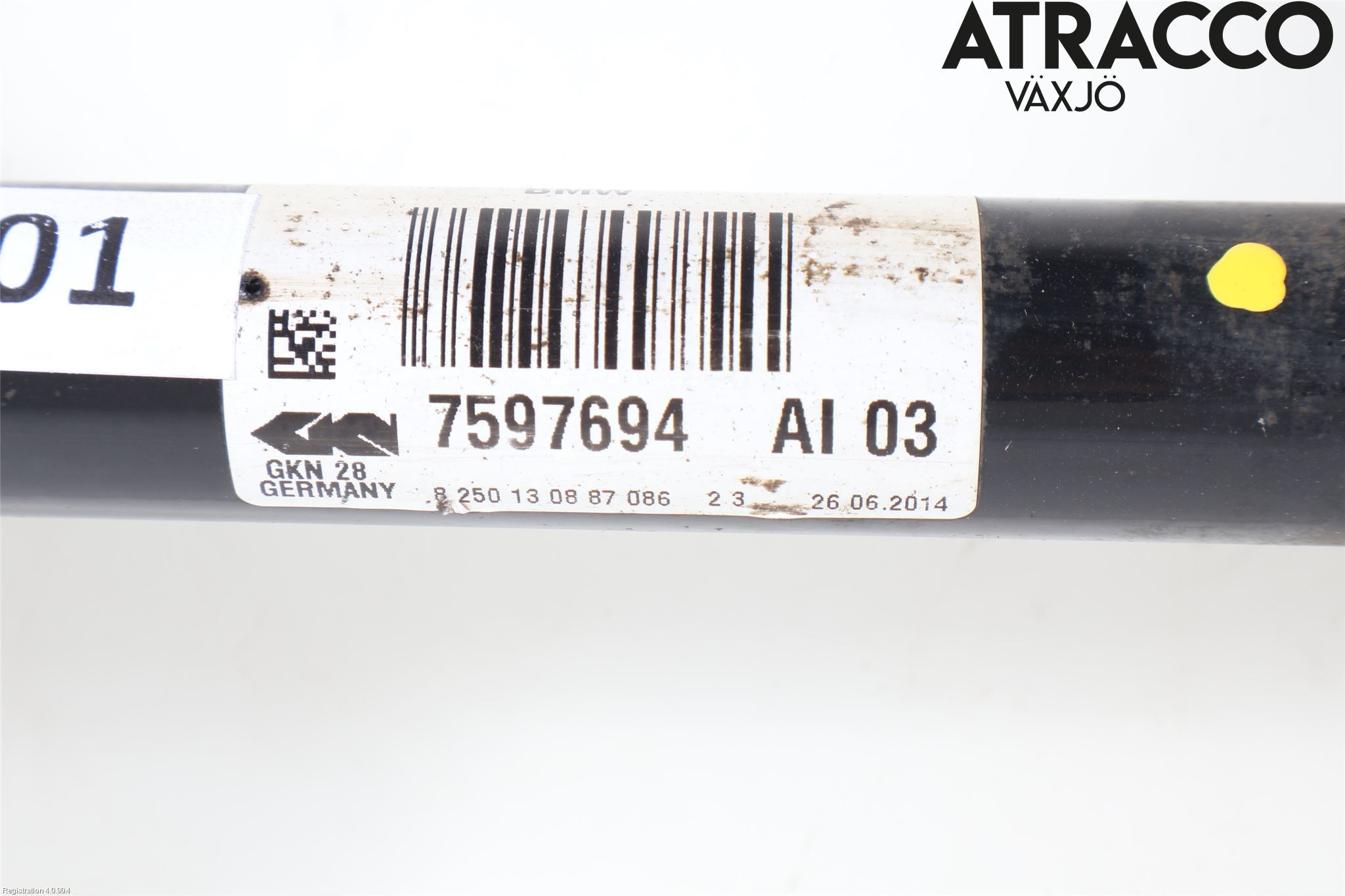 BMW 4 F32/F33/F82/F83 13-20 Drivaxel Fram Höger
