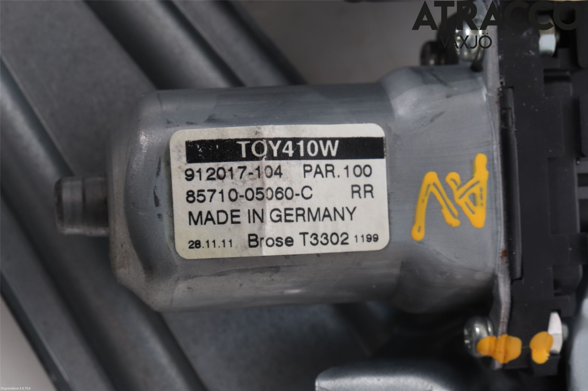 Toyota AVENSIS 09-15 Fönsterhiss El Kompl