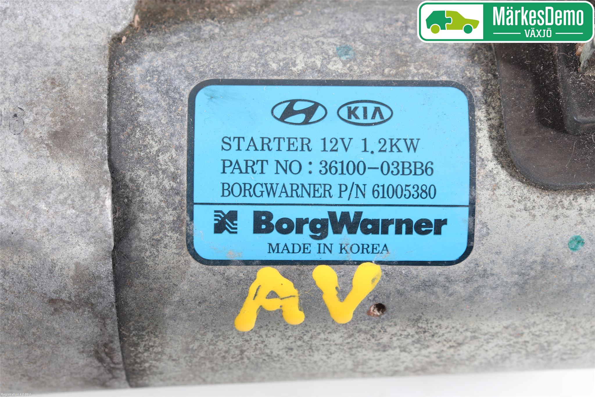 Hyundai i20 GB 15-20 Startmotor