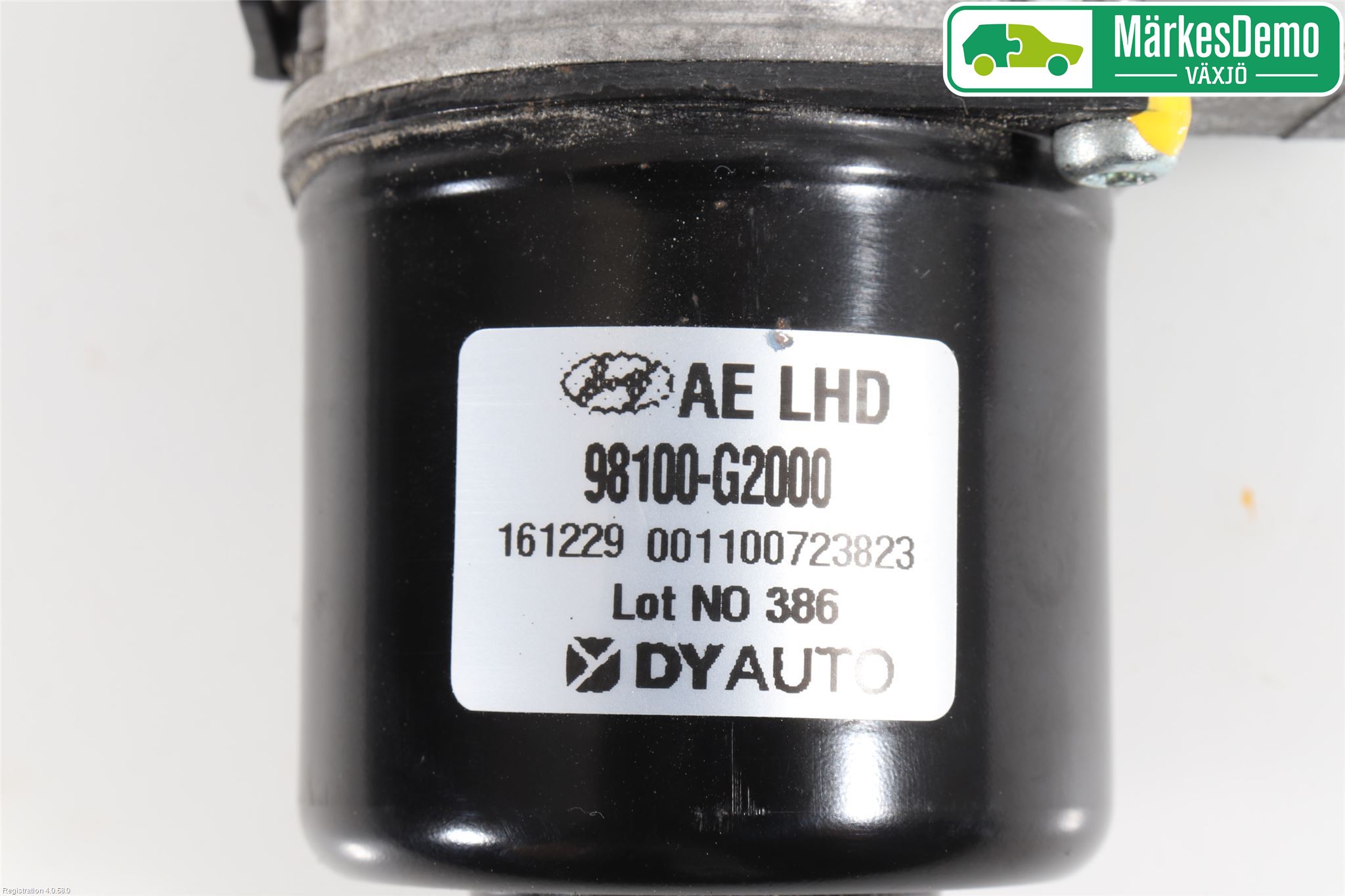 Hyundai IONIQ AE 17-22 Torkarmotor Vindruta