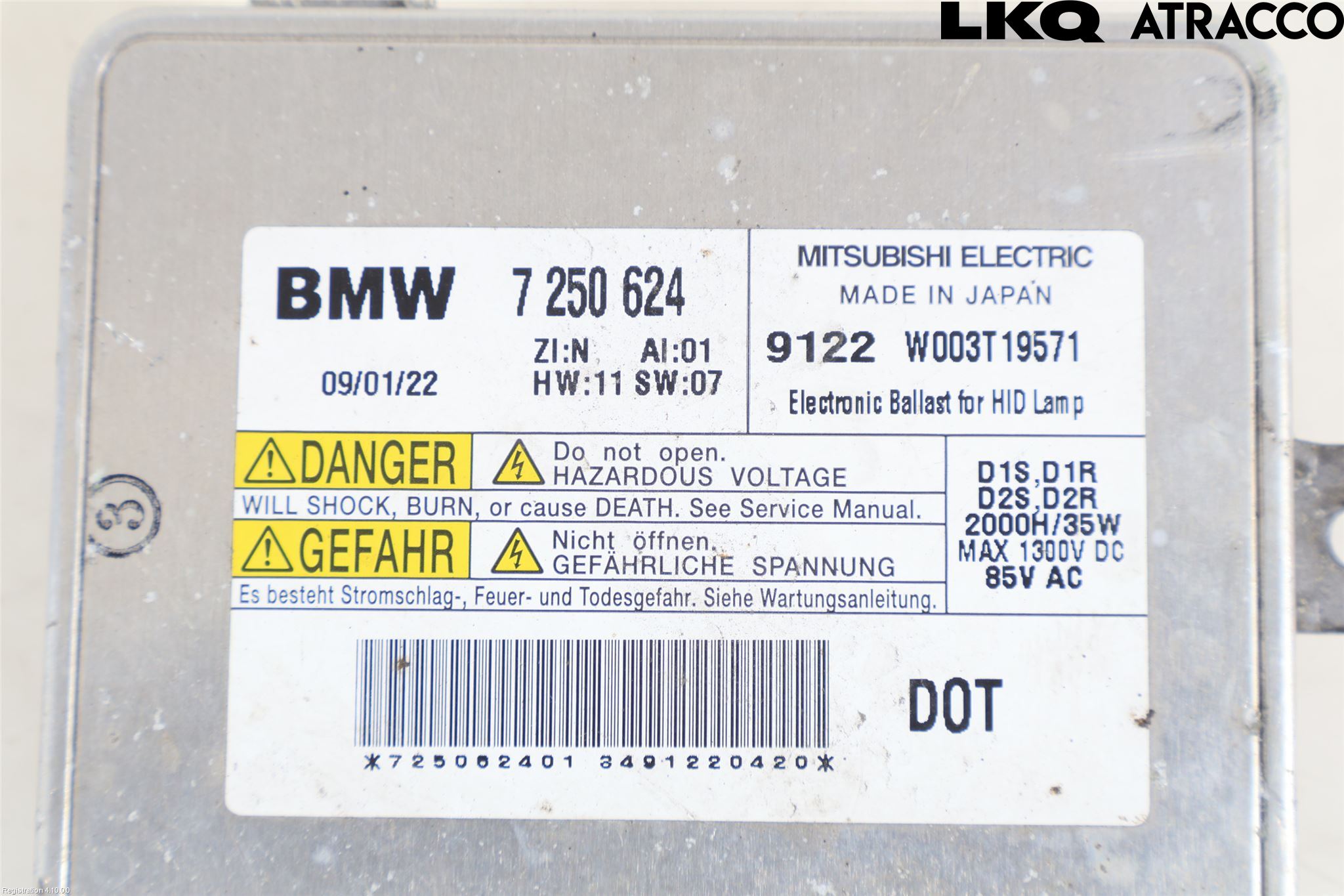 BMW 3 E90/91 SED/TOU 05-12 Styrenhet Strålkastare