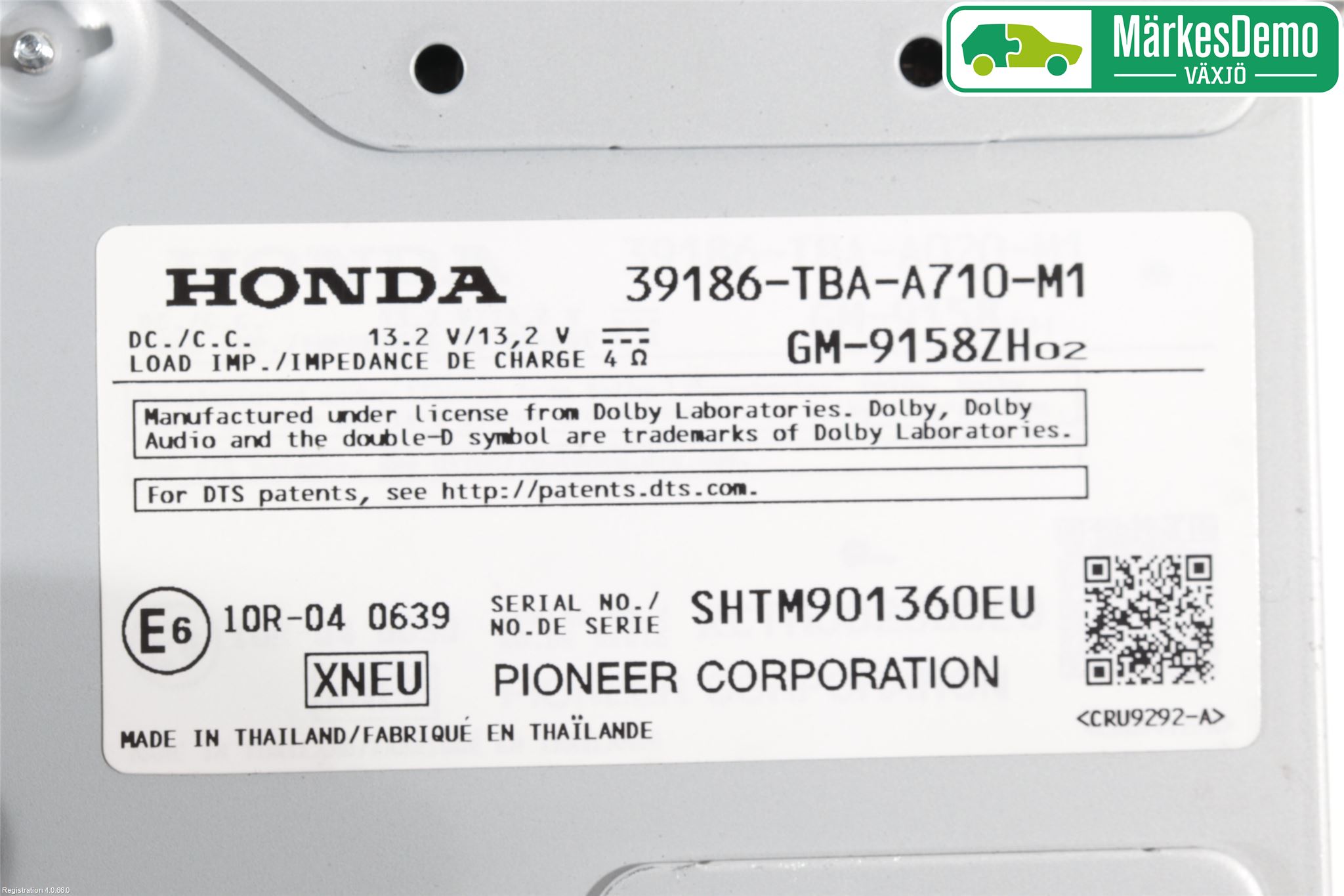 Honda CIVIC 17-22 Cd Radio - Multimediapanel