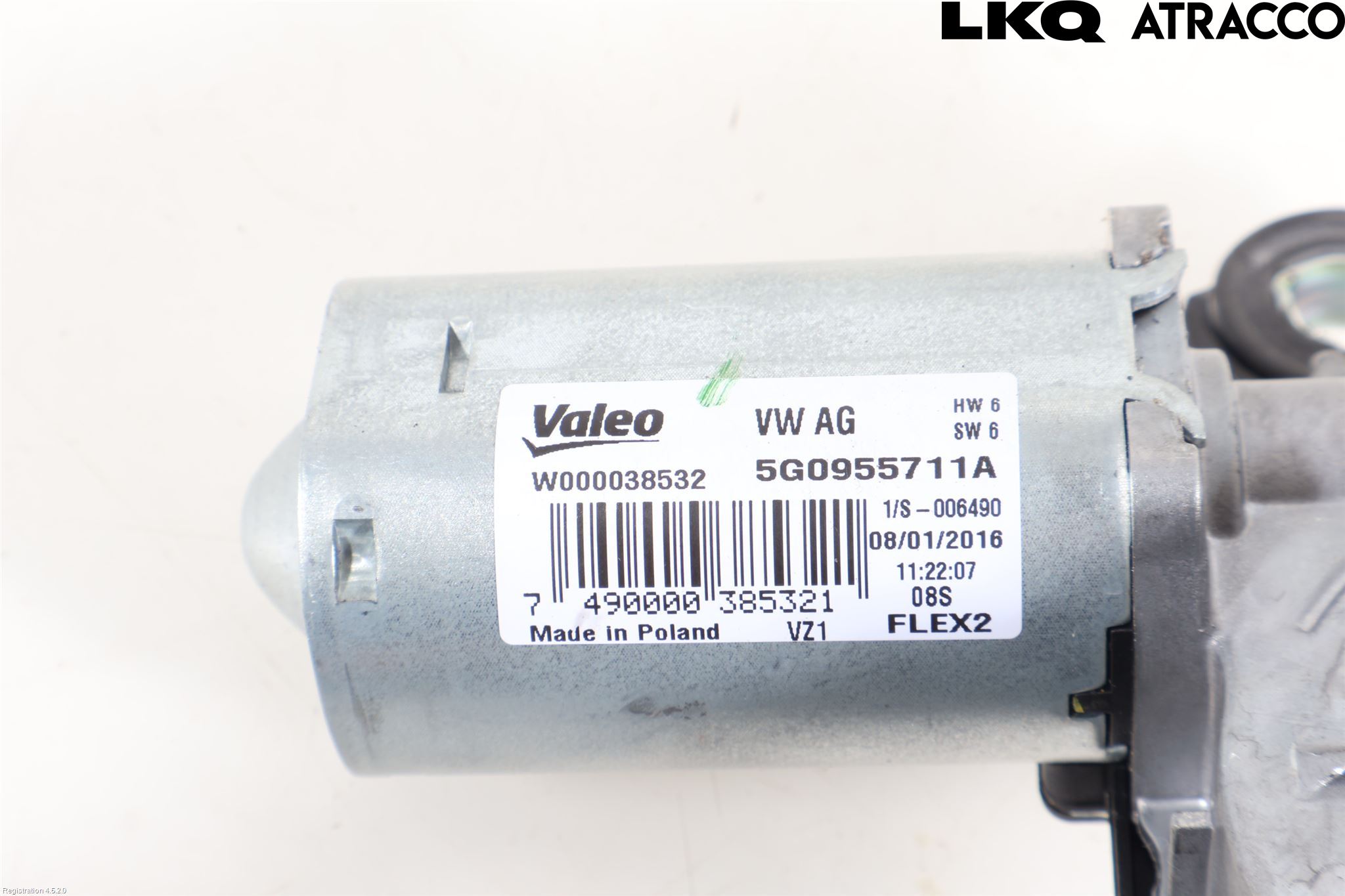 Volkswagen VW GOLF SPORTSVAN 15-20 Torkarmotor Baklucka