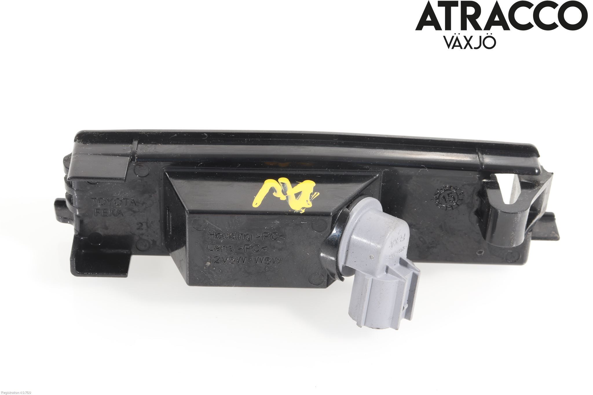 Toyota AURIS 13-19 Skylt Belysning