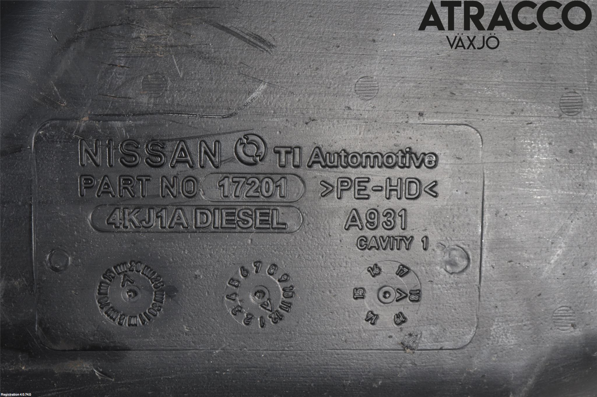 Nissan NAVARA, TREK-1 17-21 Bränsletank Diesel