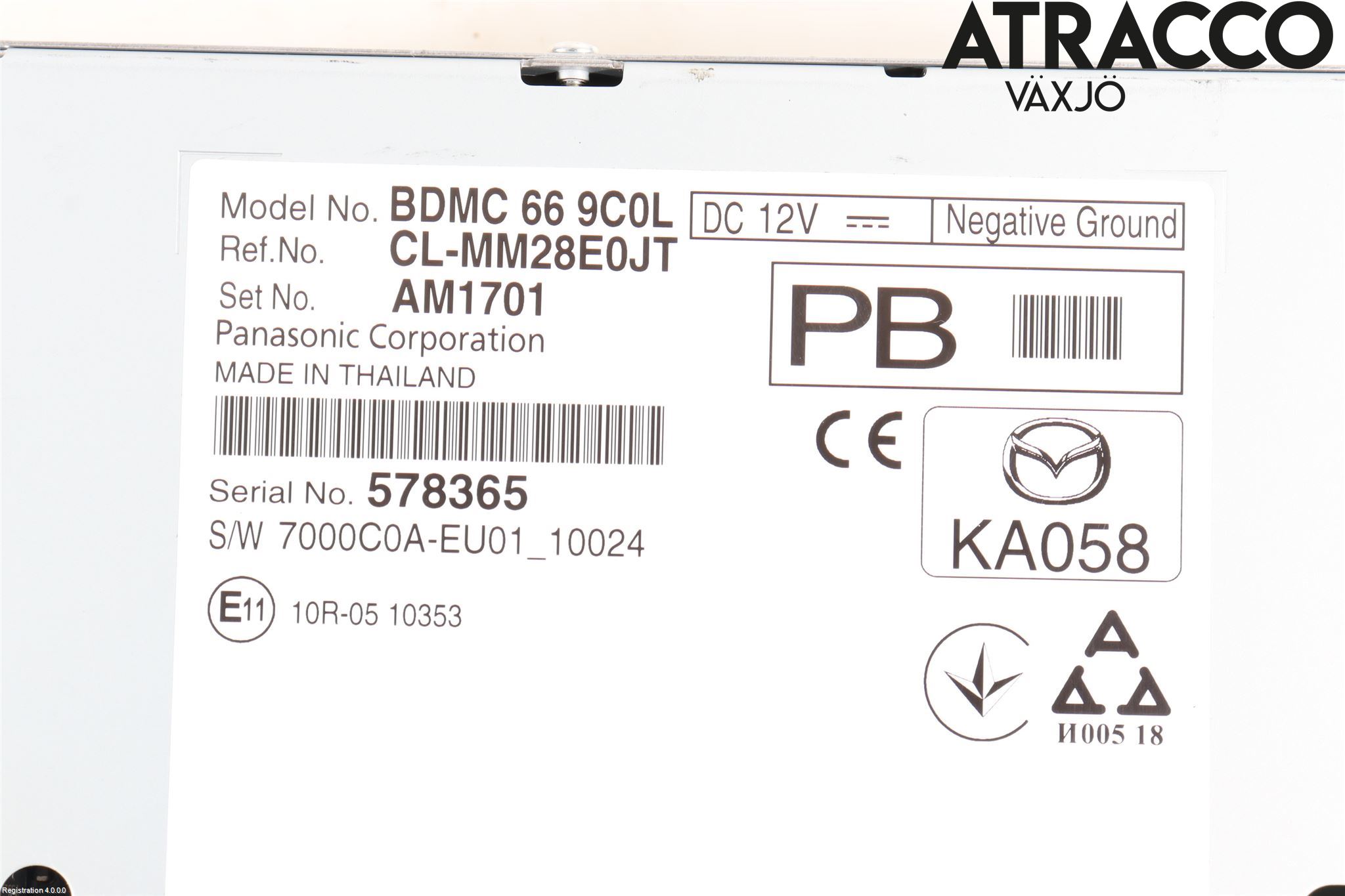 Mazda 3 IV 19- Cd Radio - Multimediapanel