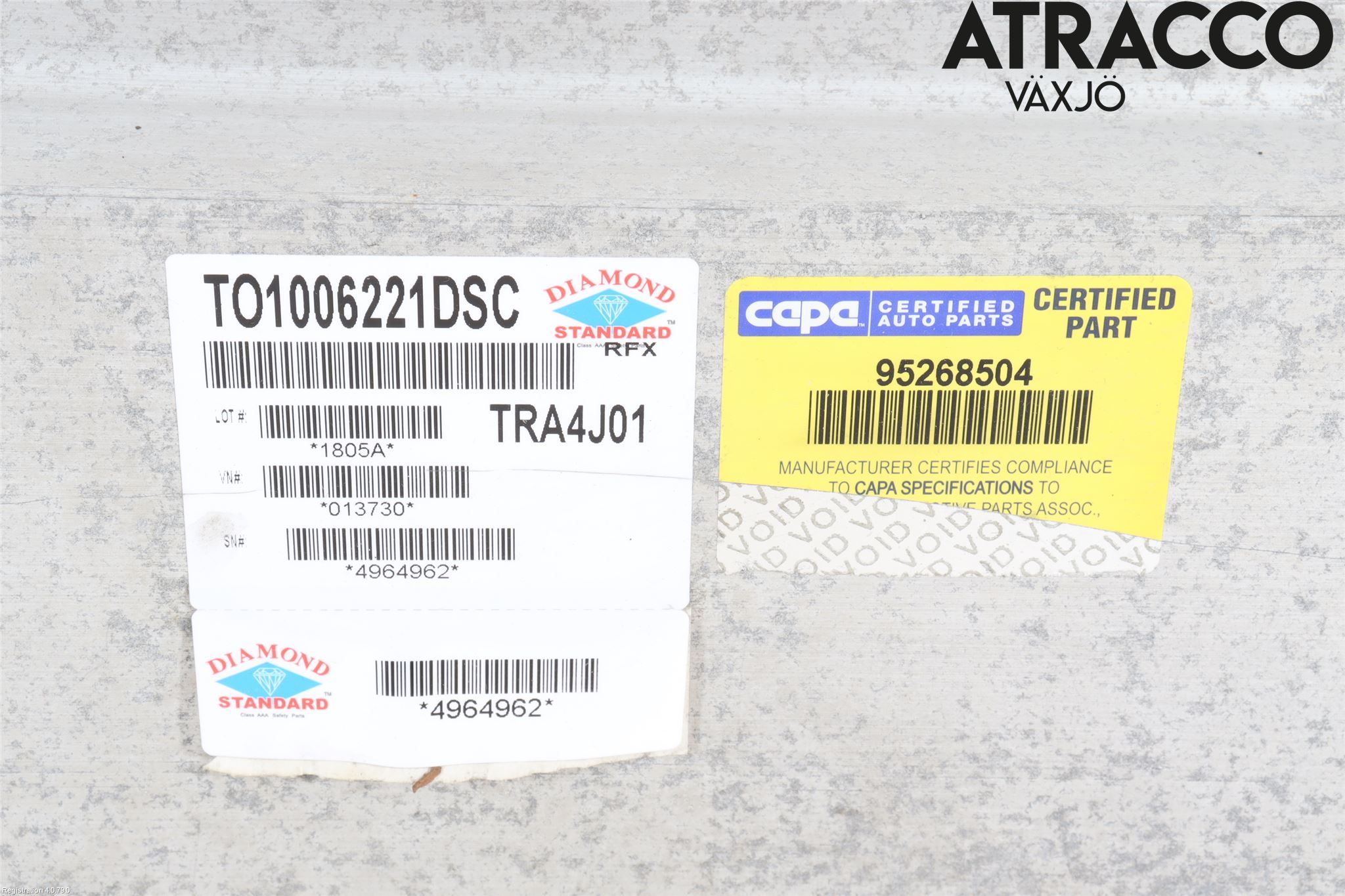 Toyota PRIUS ZVW30 09-20 Stötfångarbalk Fram