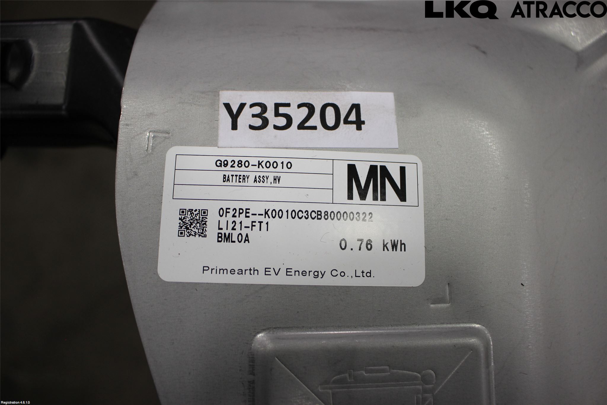 Toyota YARIS XP21 20- Batteri Högspänning