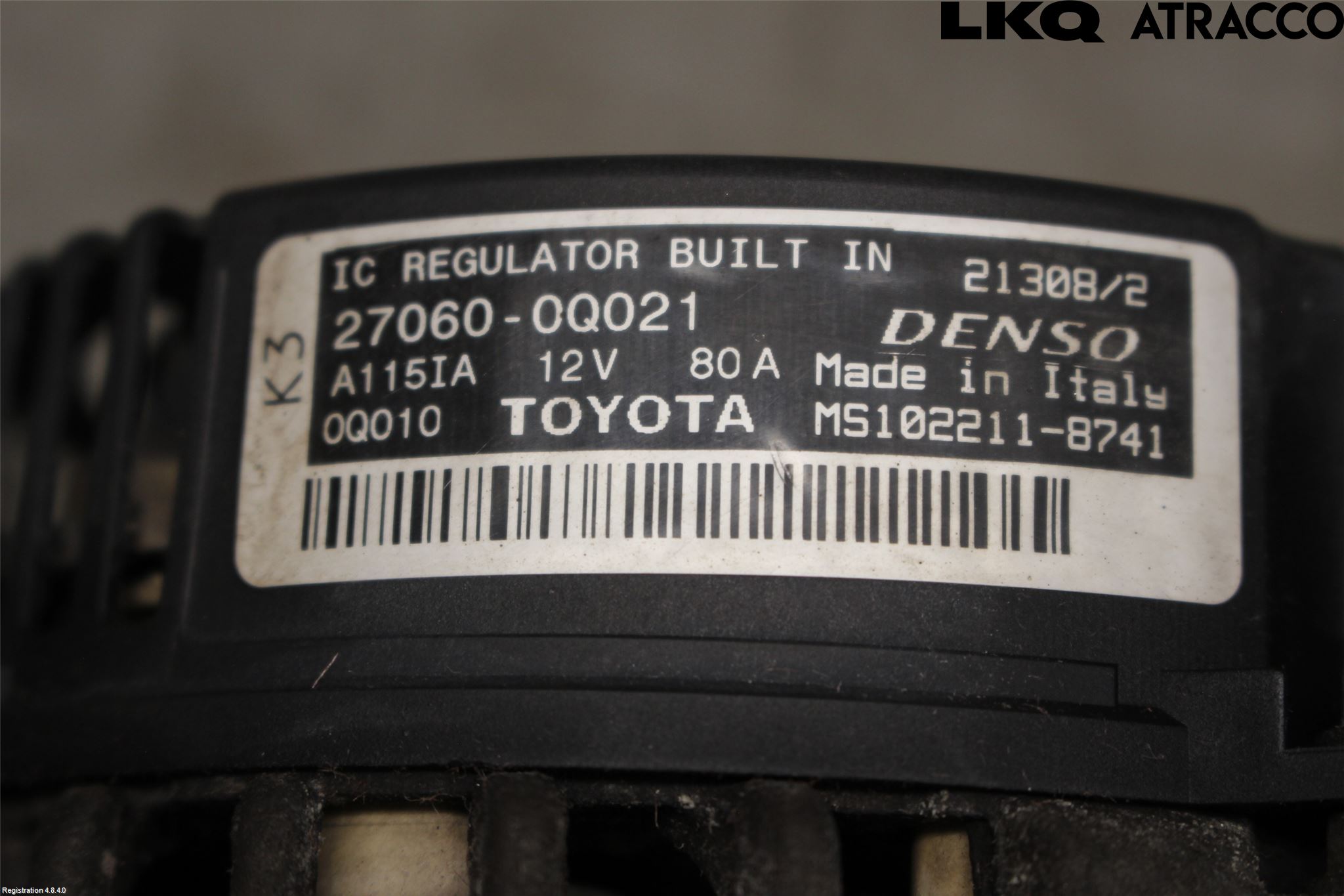 Toyota AYGO 06-14 Generator