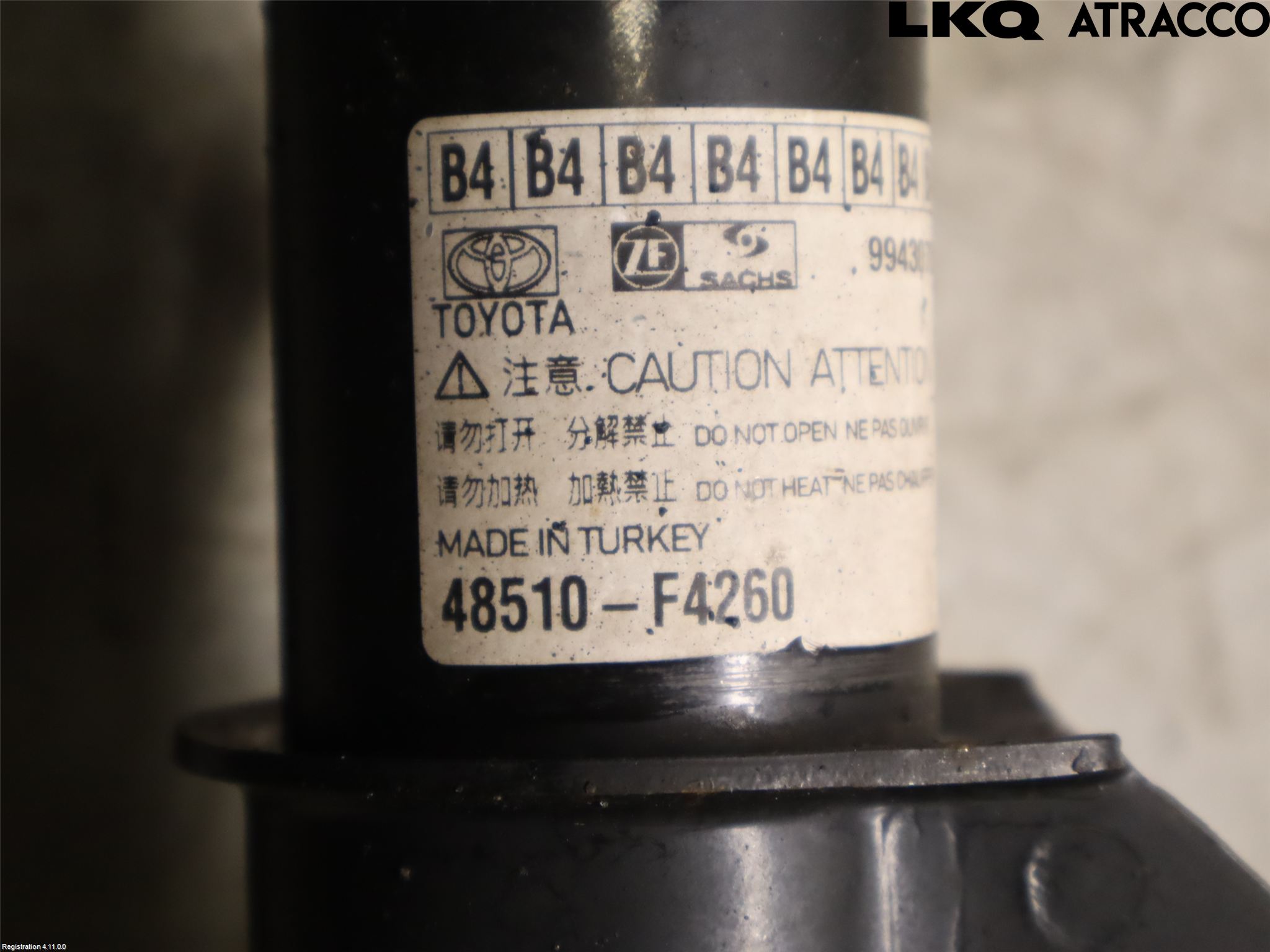 Toyota C-HR 24- Fjäderben Fram Höger