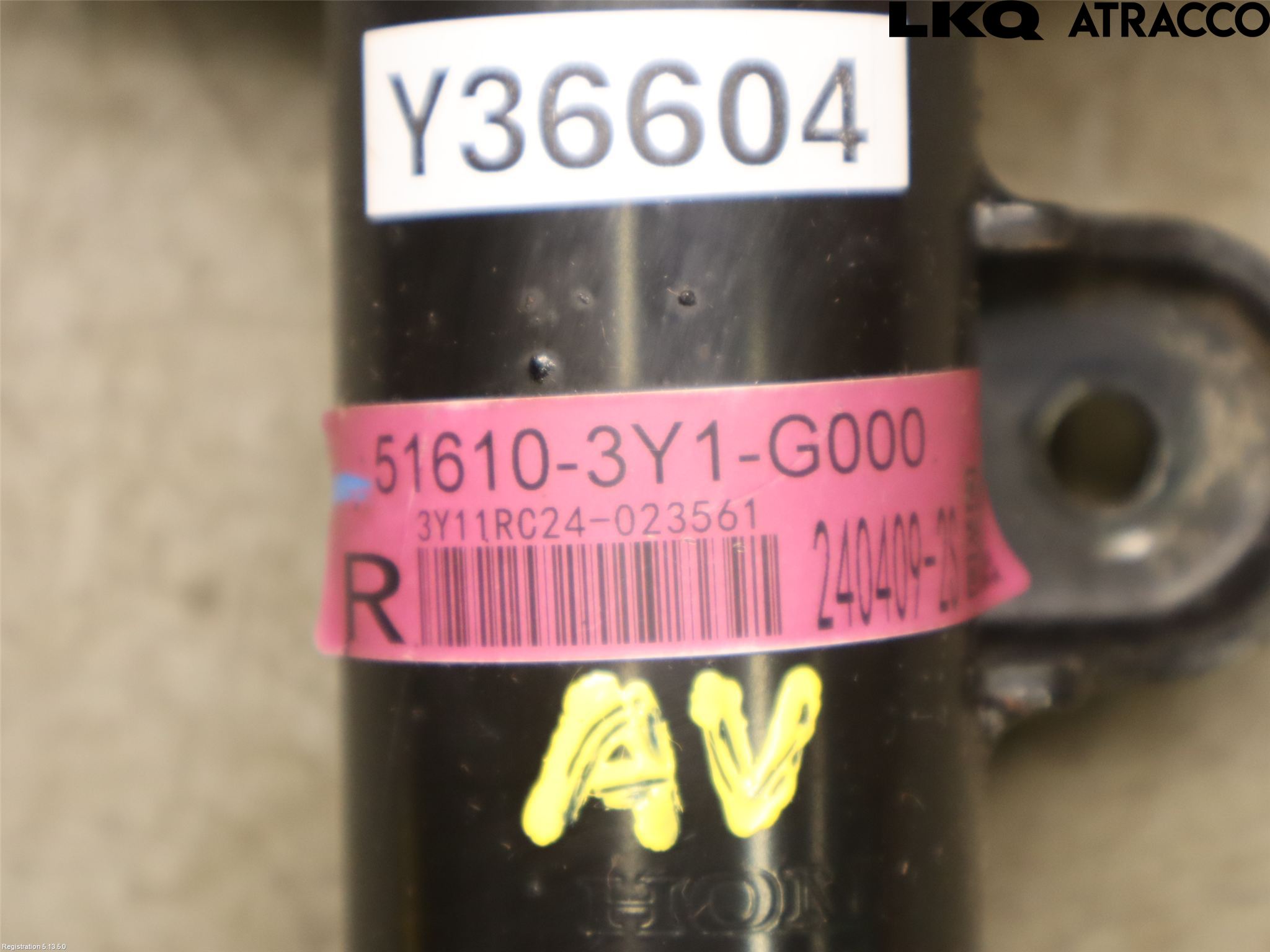 Honda ZR-V 23- Fjäderben Fram Höger