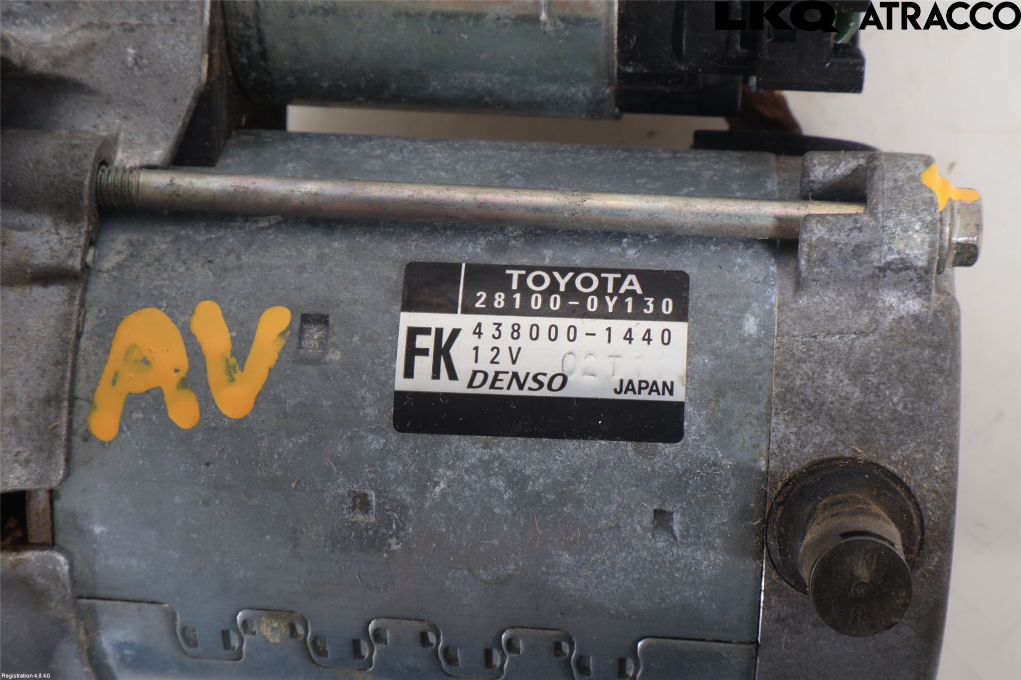 Toyota YARIS XP130 15-20 Startmotor