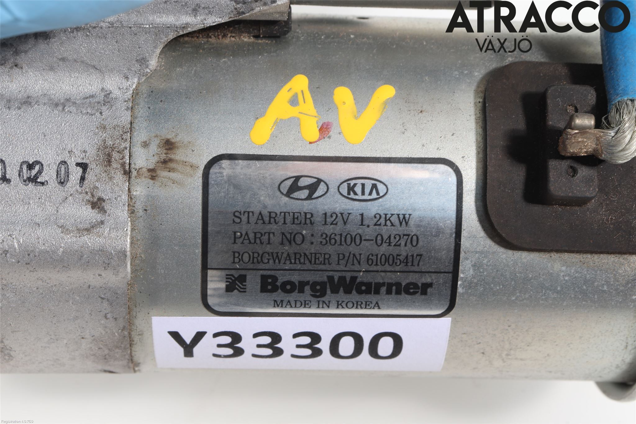 Hyundai i20 GB 15-20 Startmotor