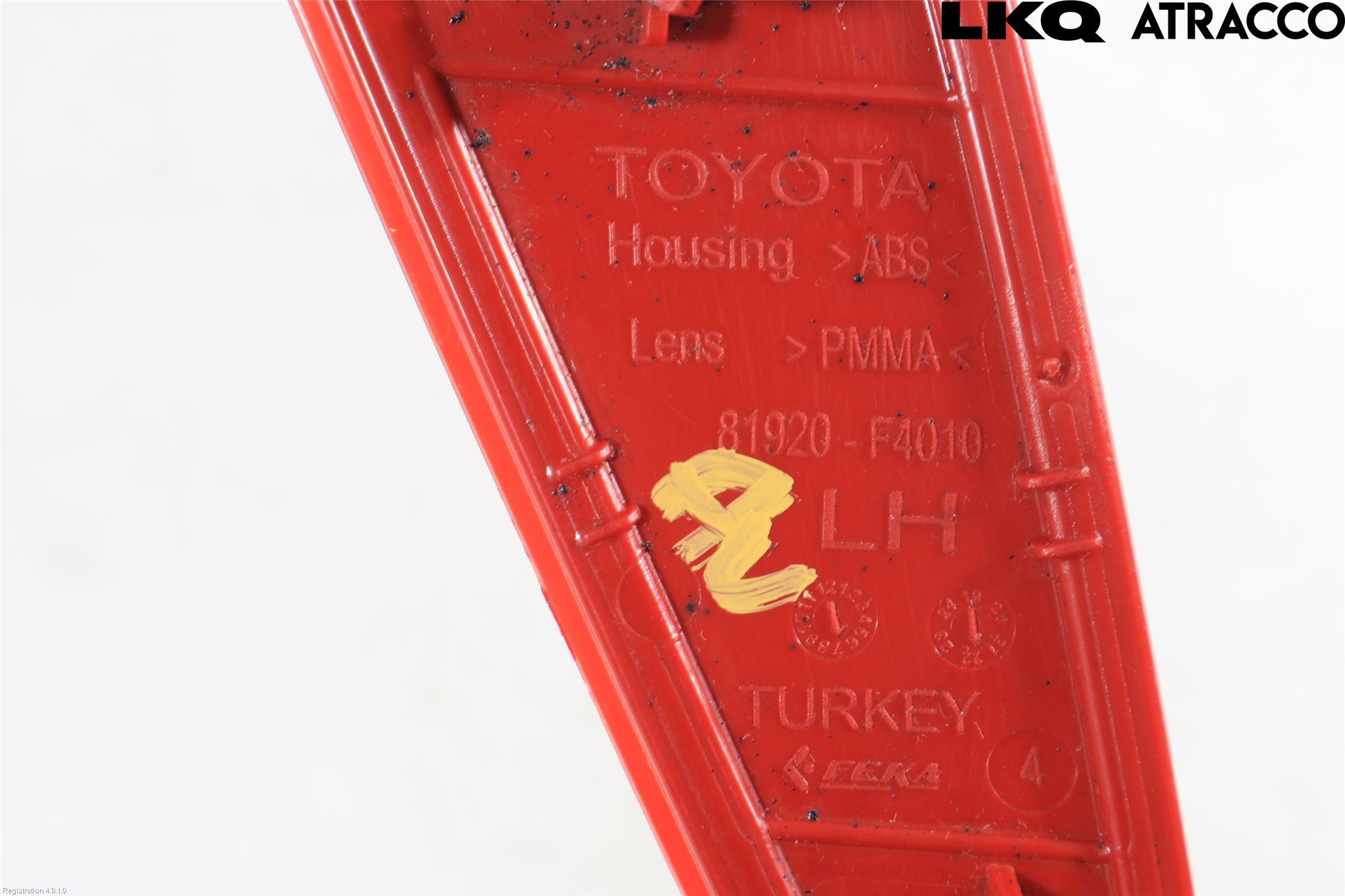 Toyota YARIS XP21 20- Dimljus/Reflex Bak