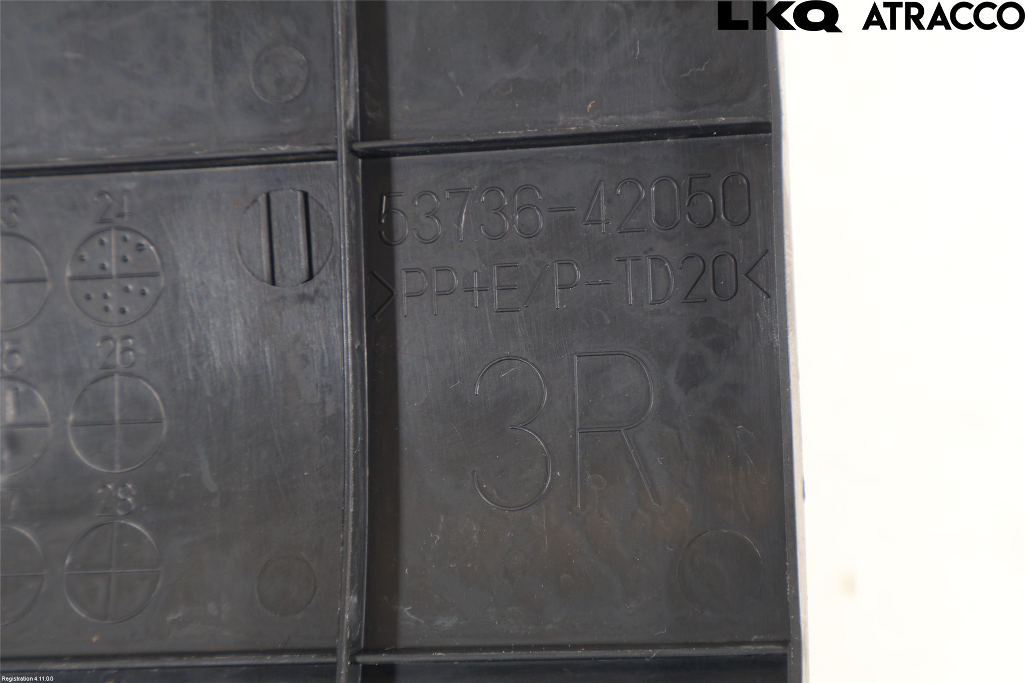 Lexus NX 340h/450h+ 21- Hasplåt Plåt-Plast