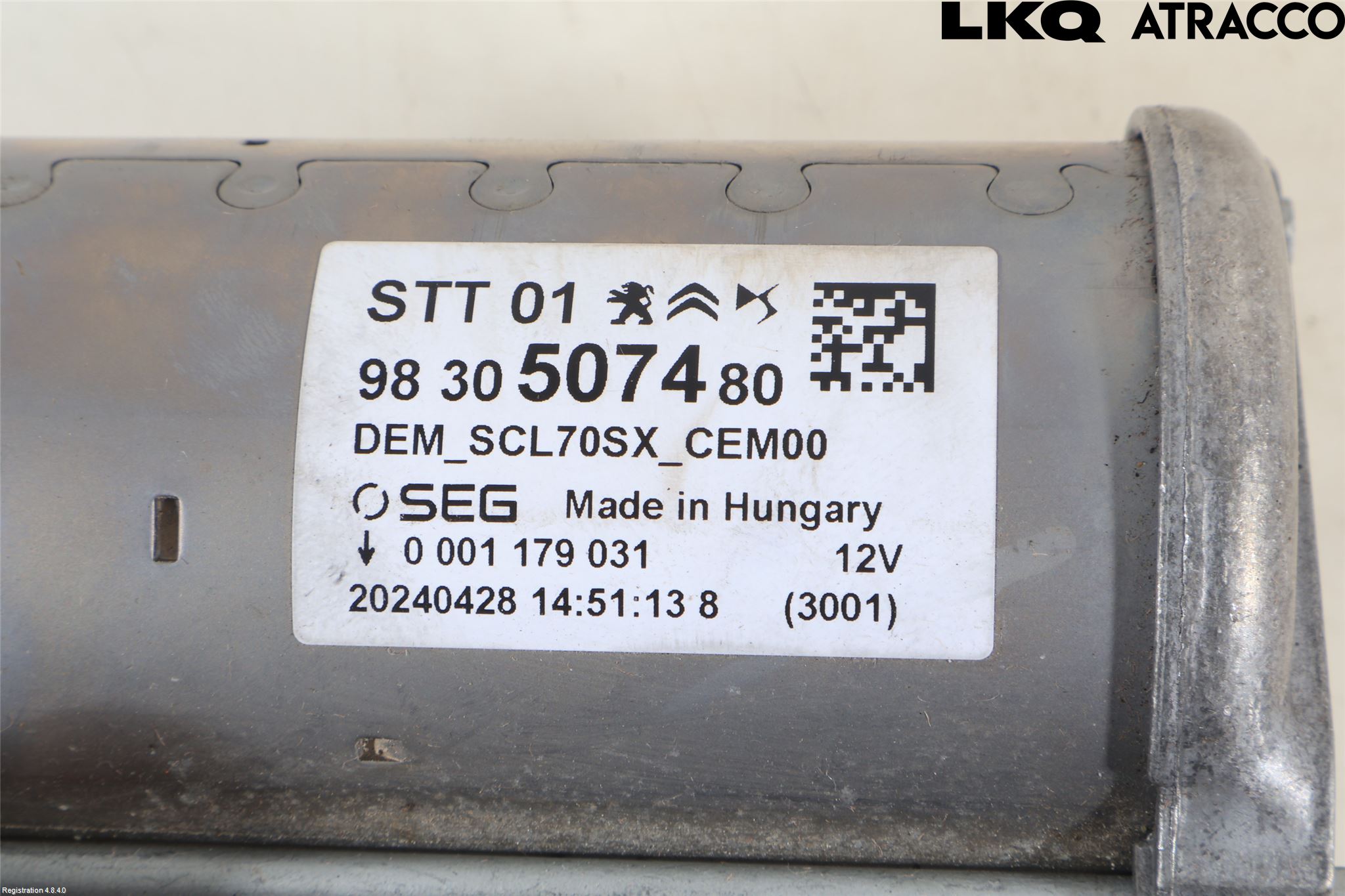 Peugeot 408 22- Startmotor