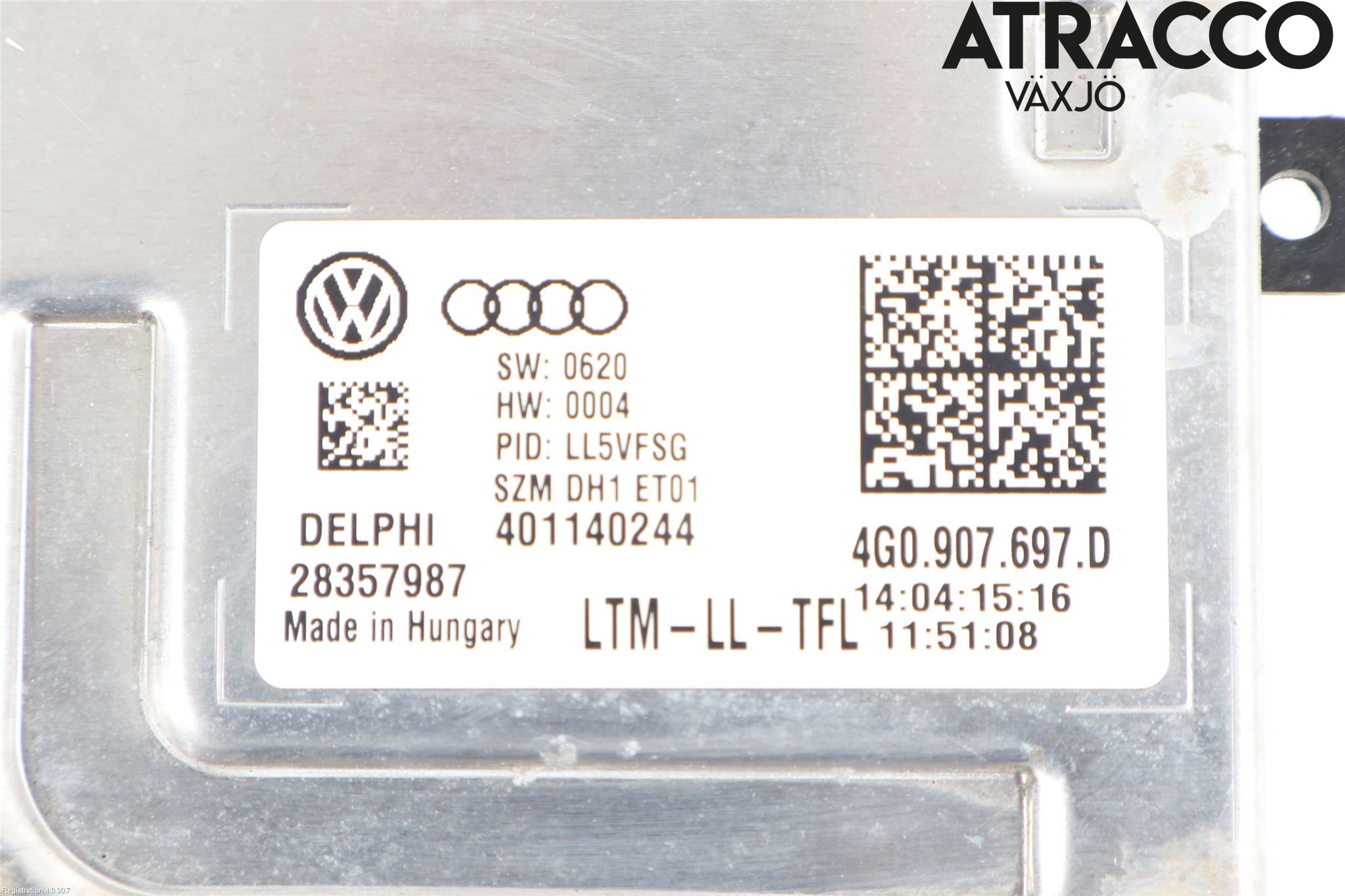 Audi A4 12-15 Styrenhet Strålkastare