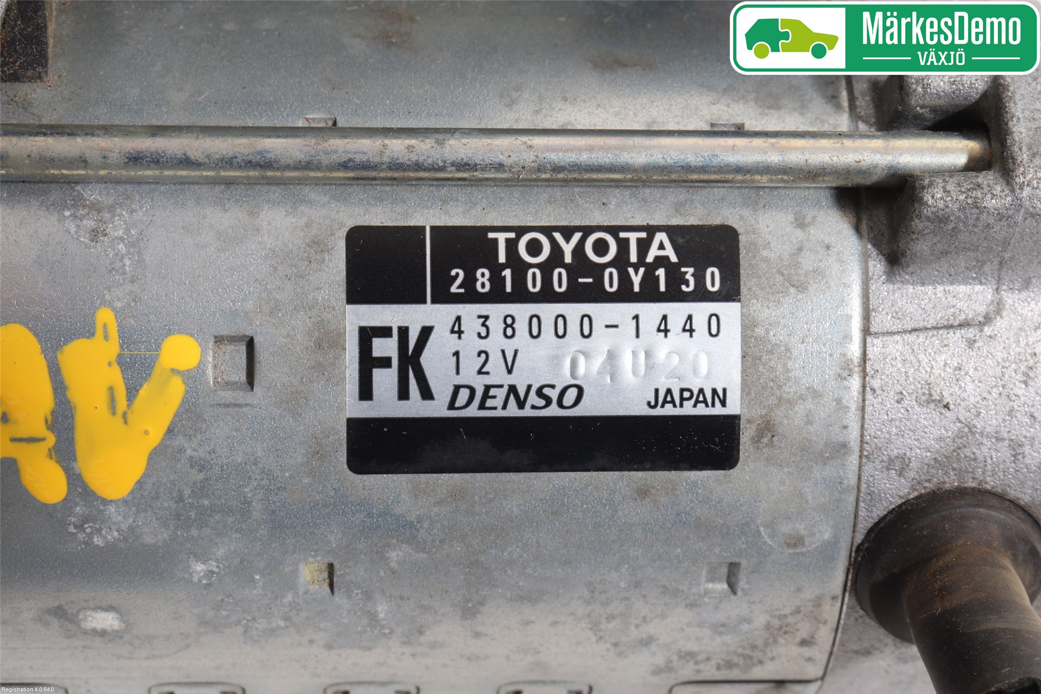 Toyota YARIS XP130 15-20 Startmotor