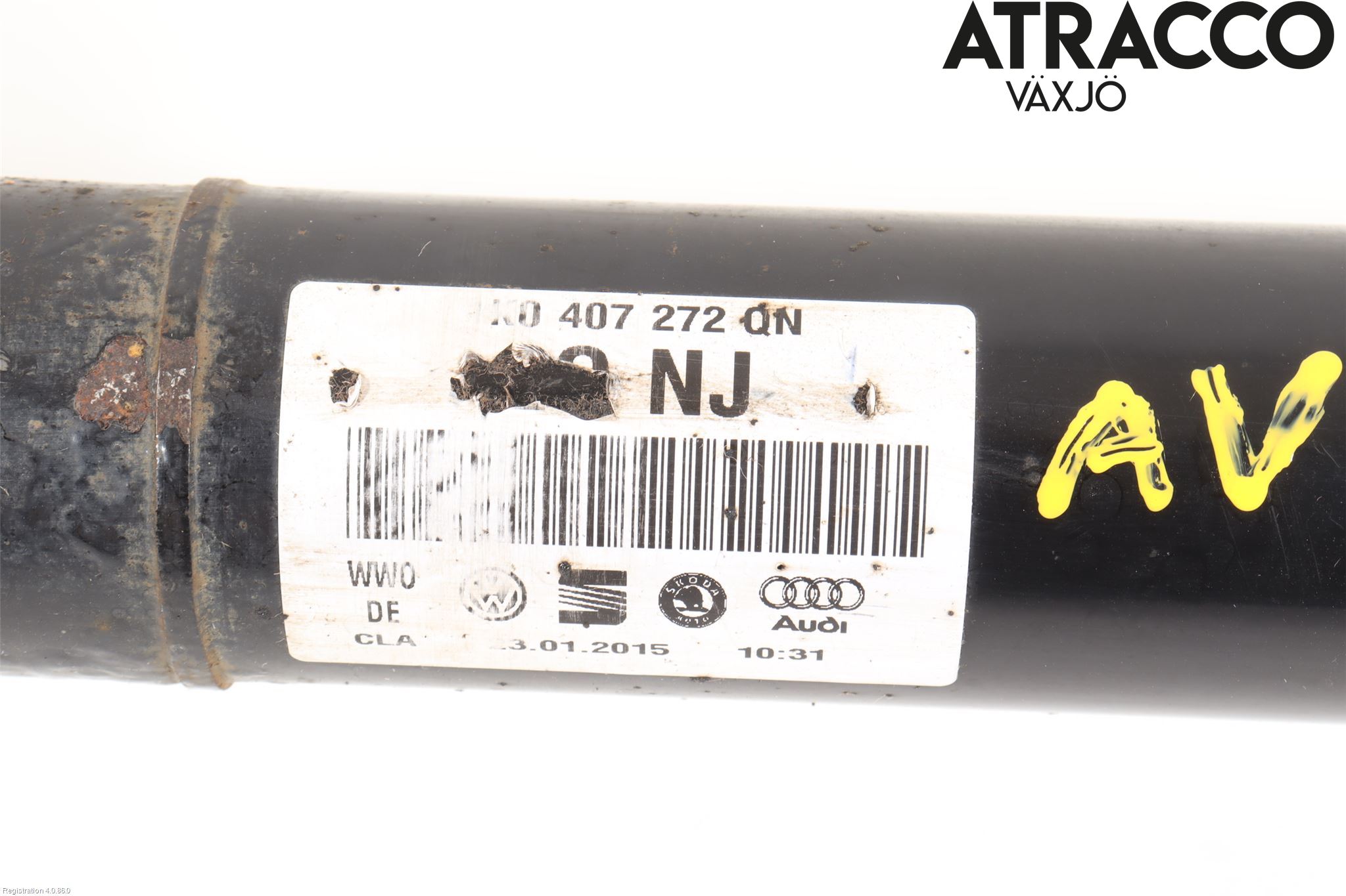 Audi A3/S3 8V 13-20 Drivaxel Fram Höger