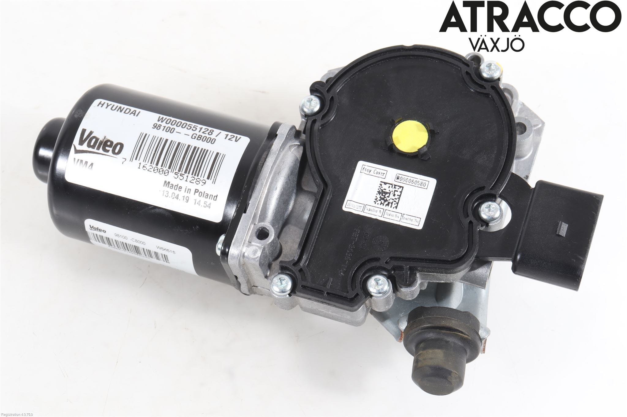 Hyundai i20 GB 15-20 Torkarmotor Vindruta