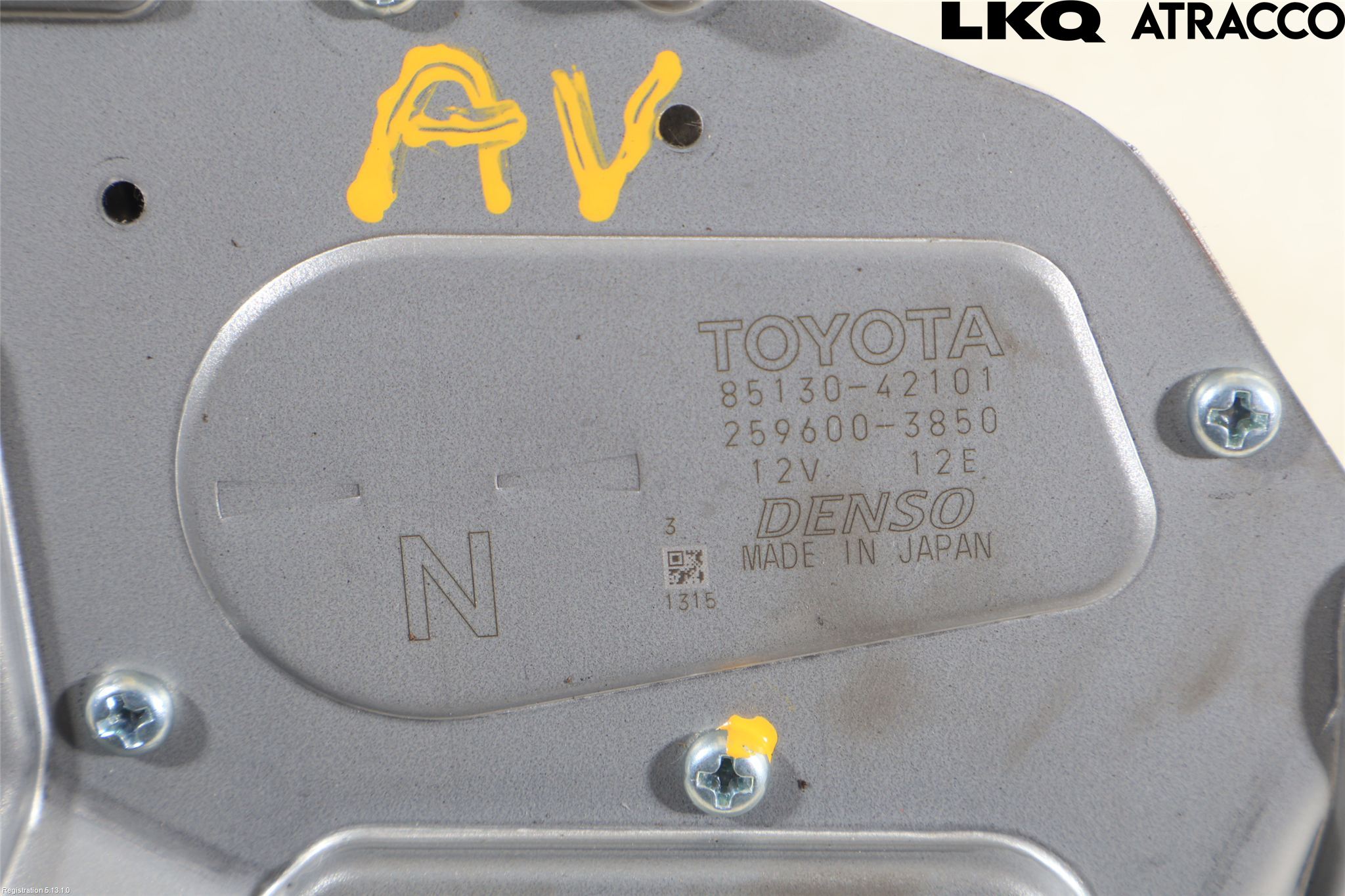 Toyota RAV4 19- Torkarmotor Baklucka