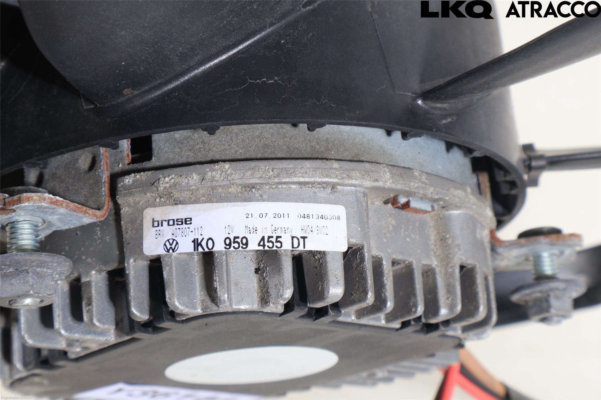 Volkswagen VW PASSAT 11-14 Kylfläkt El