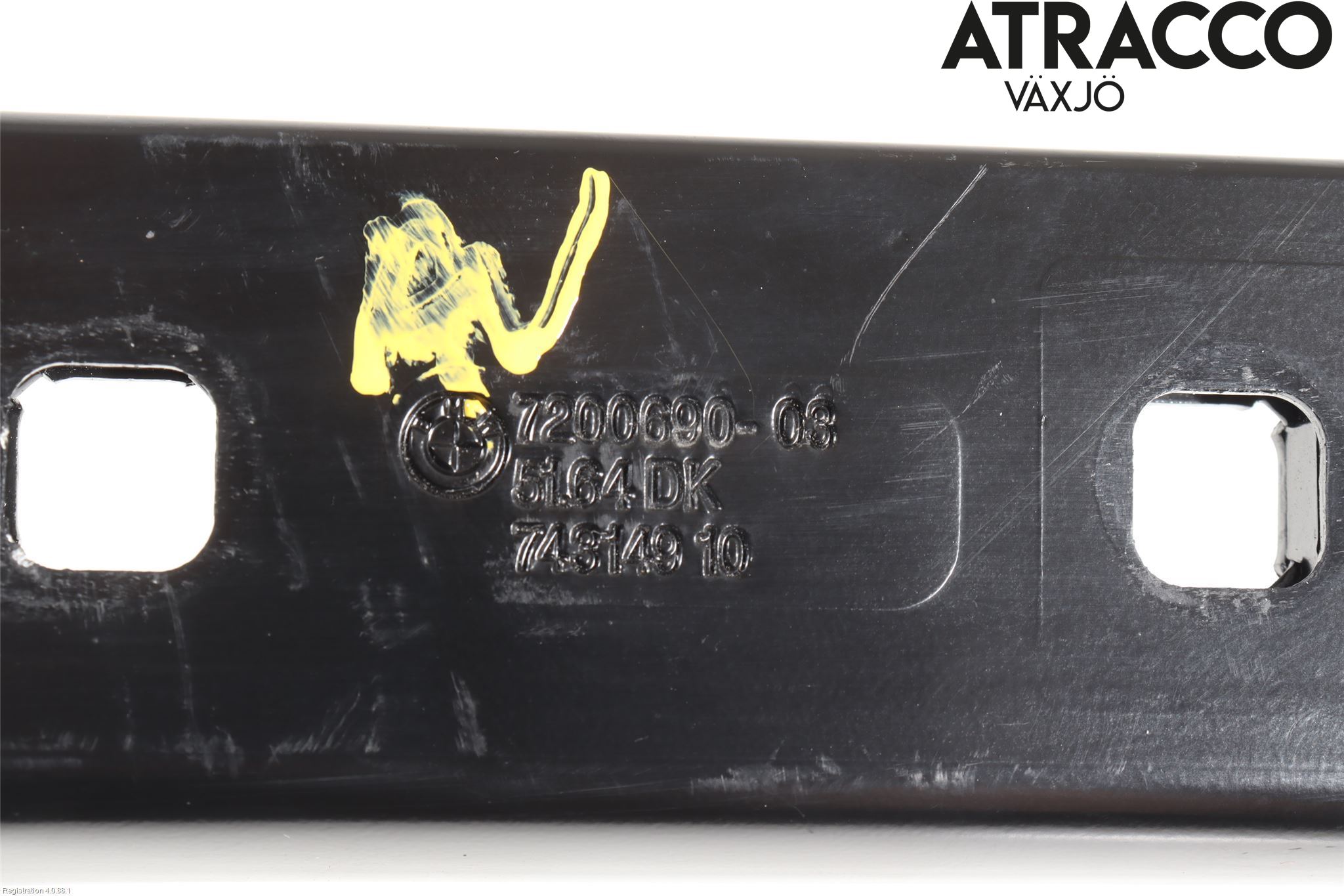 BMW 5 F10/F11/F18 09-17 Frontplåt