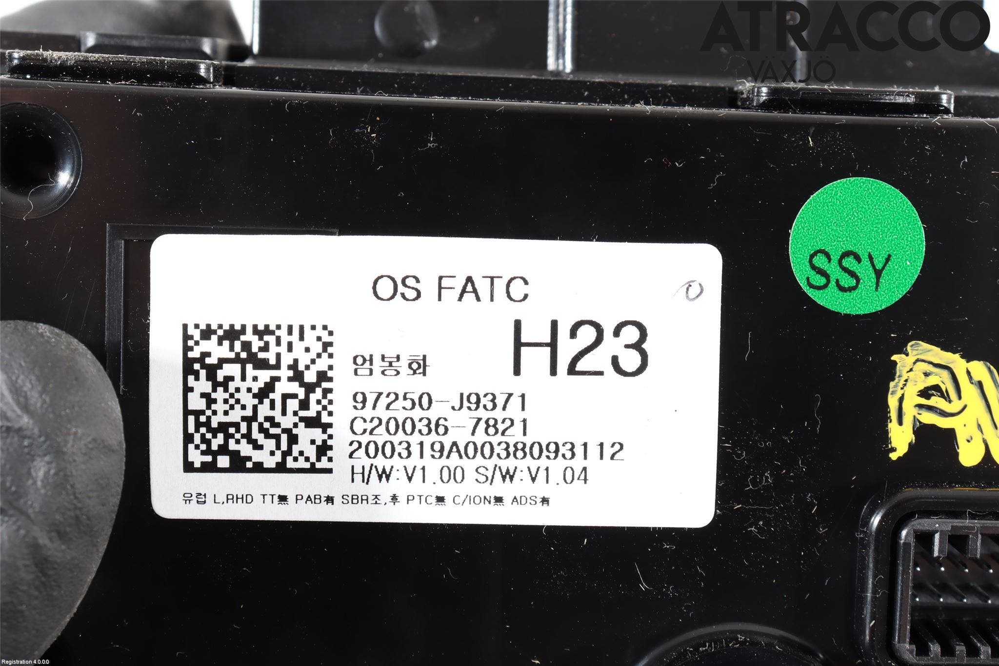 Hyundai KONA/ELECTRIC OS 18-23 Ac Styrenhet Ac Manöveren