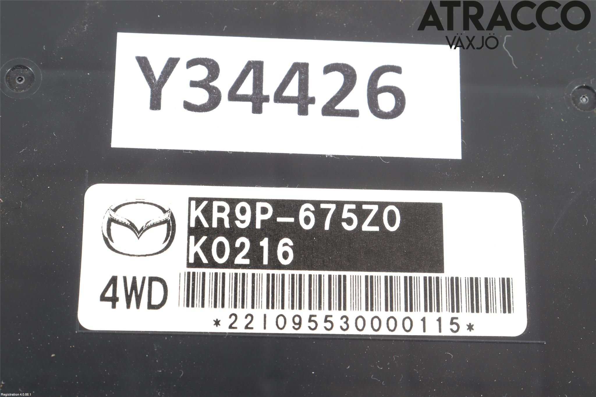 Mazda CX-60 22- Styrenhet Övrigt