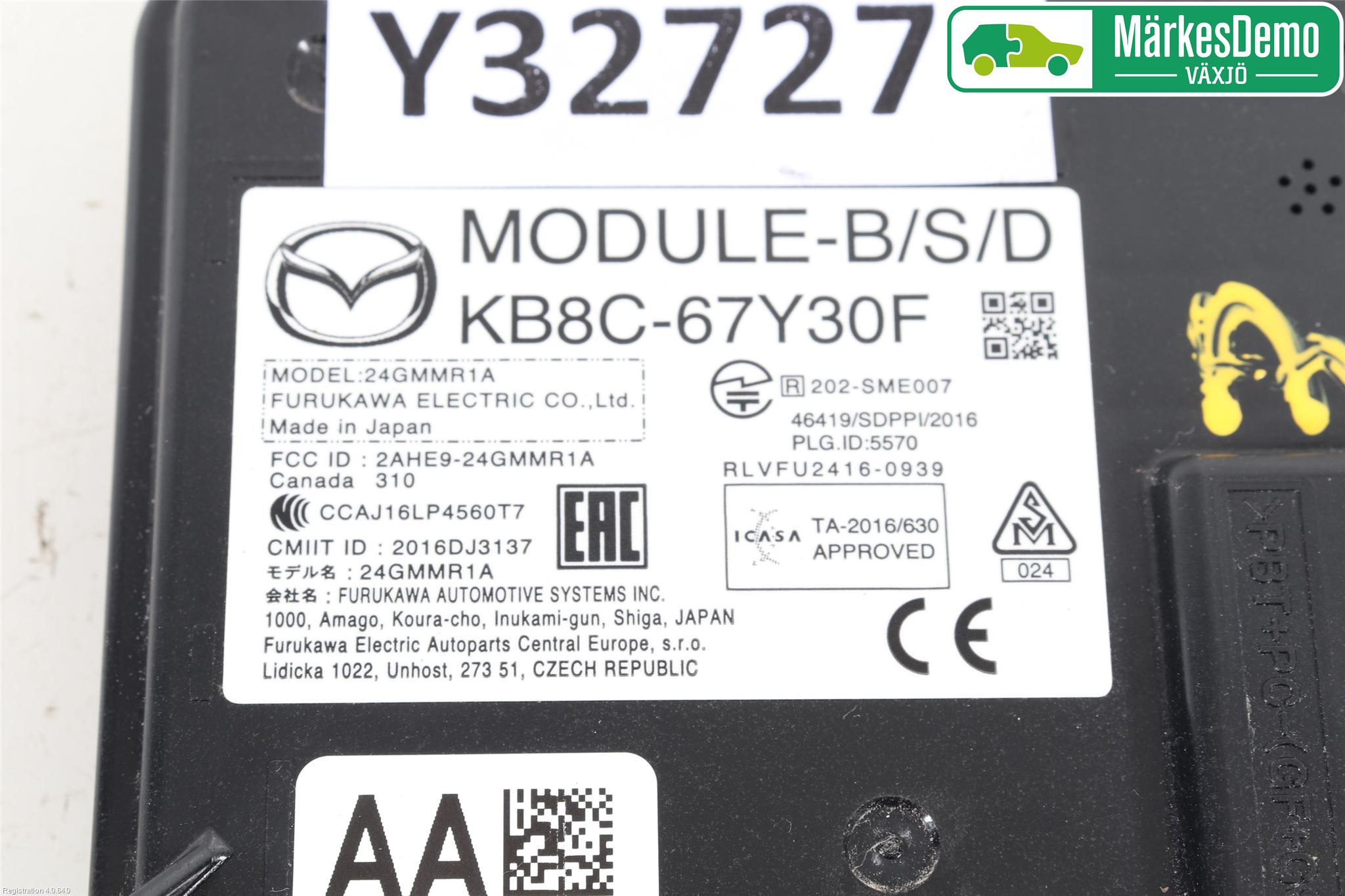 Mazda CX-5 17- Sensor Aktivt Kollisionsskydd