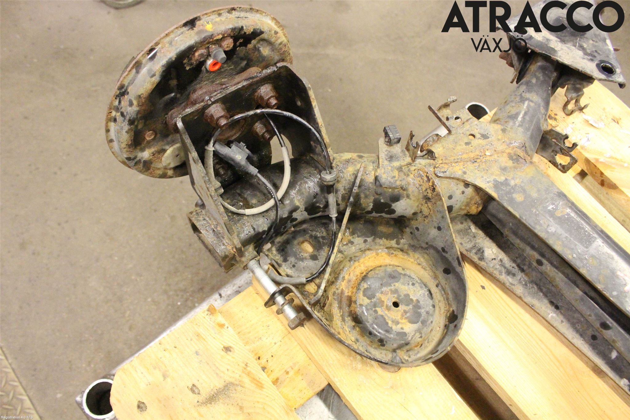 Fiat 500 07- Bakaxelbalk