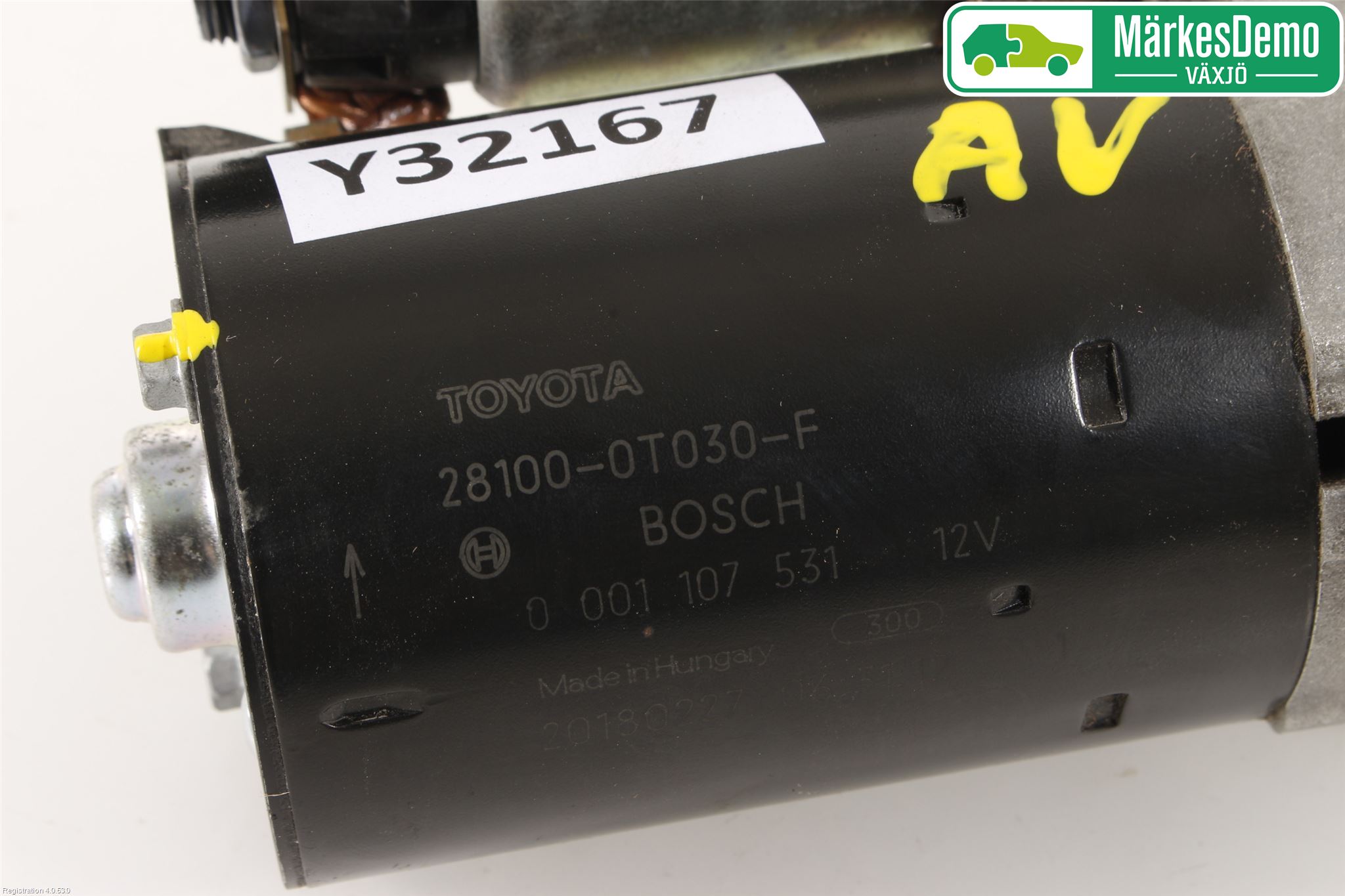 Toyota AVENSIS 16-18 Startmotor