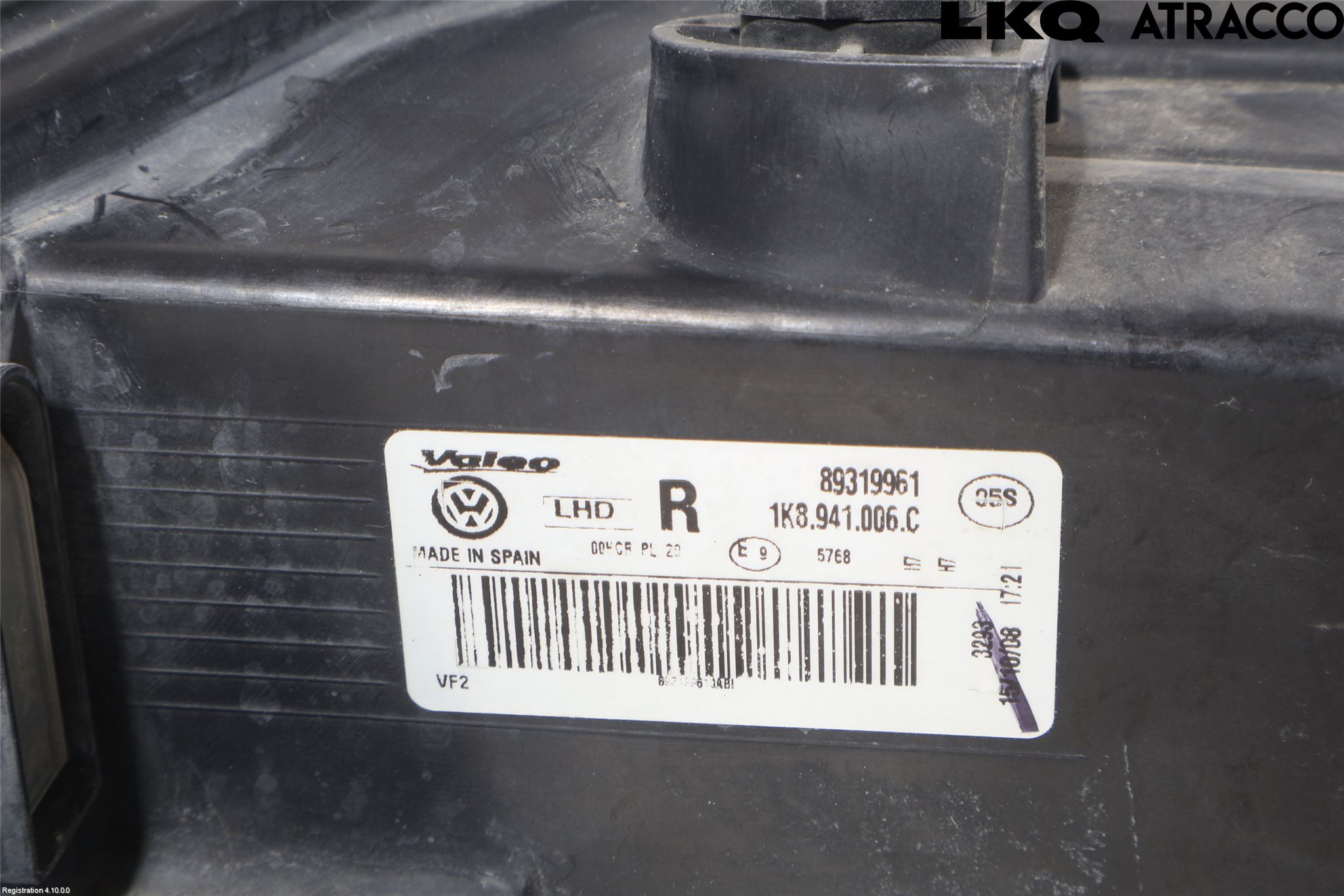 Volkswagen VW SCIROCCO 09-17 Strålkastare Höger