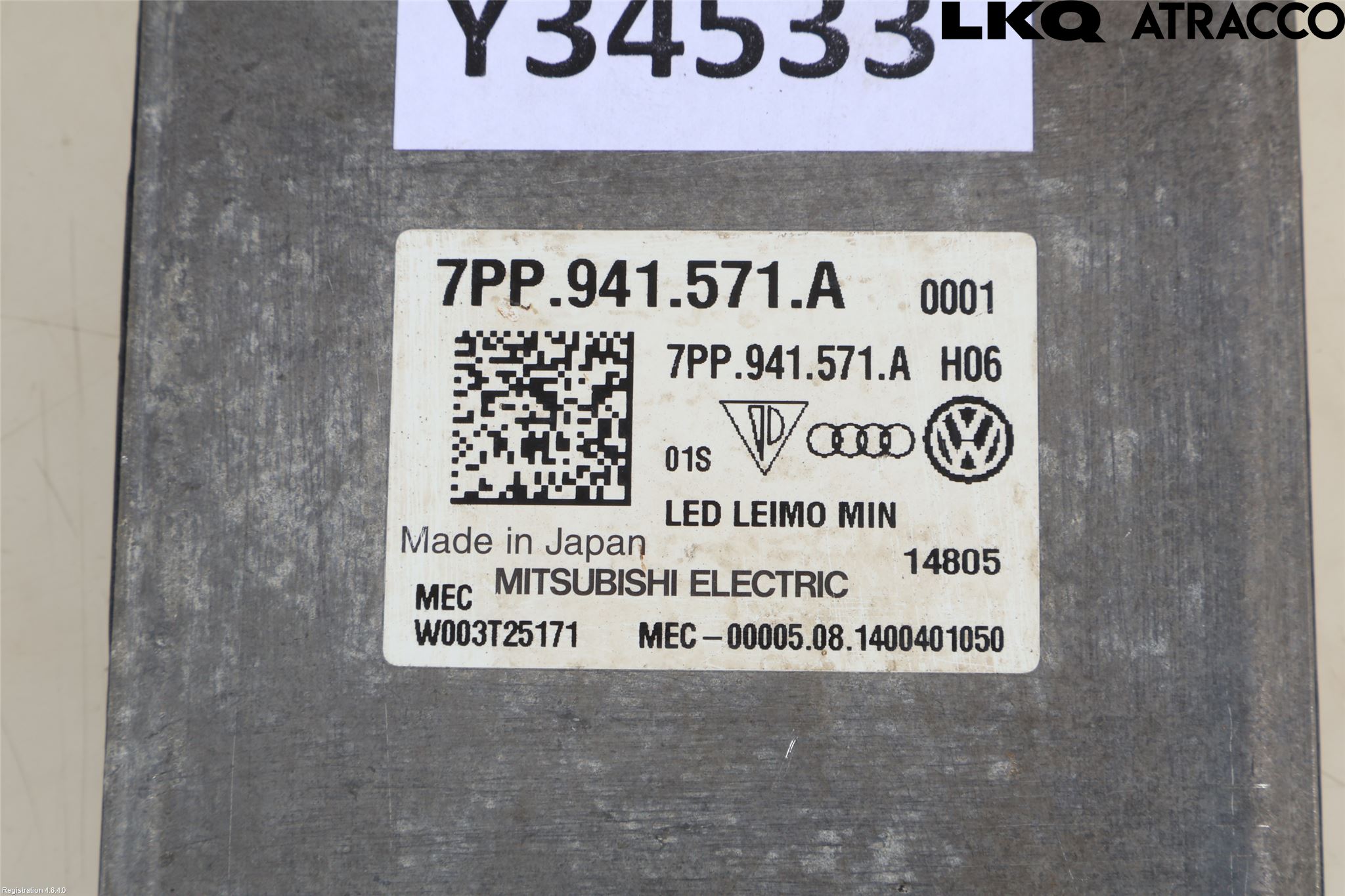 Volkswagen VW PASSAT 15-19 Styrenhet Strålkastare