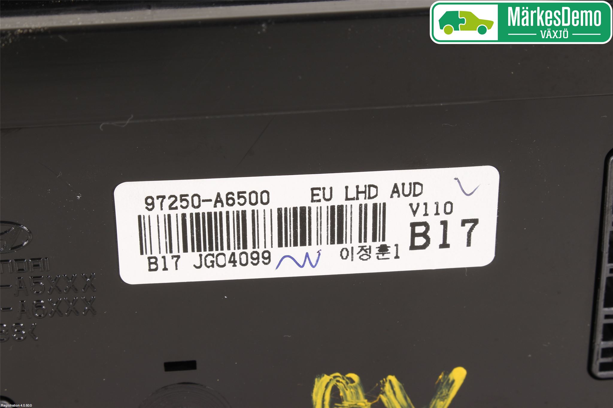 Hyundai i30 GD 13-17 Ac Styrenhet Ac Manöveren