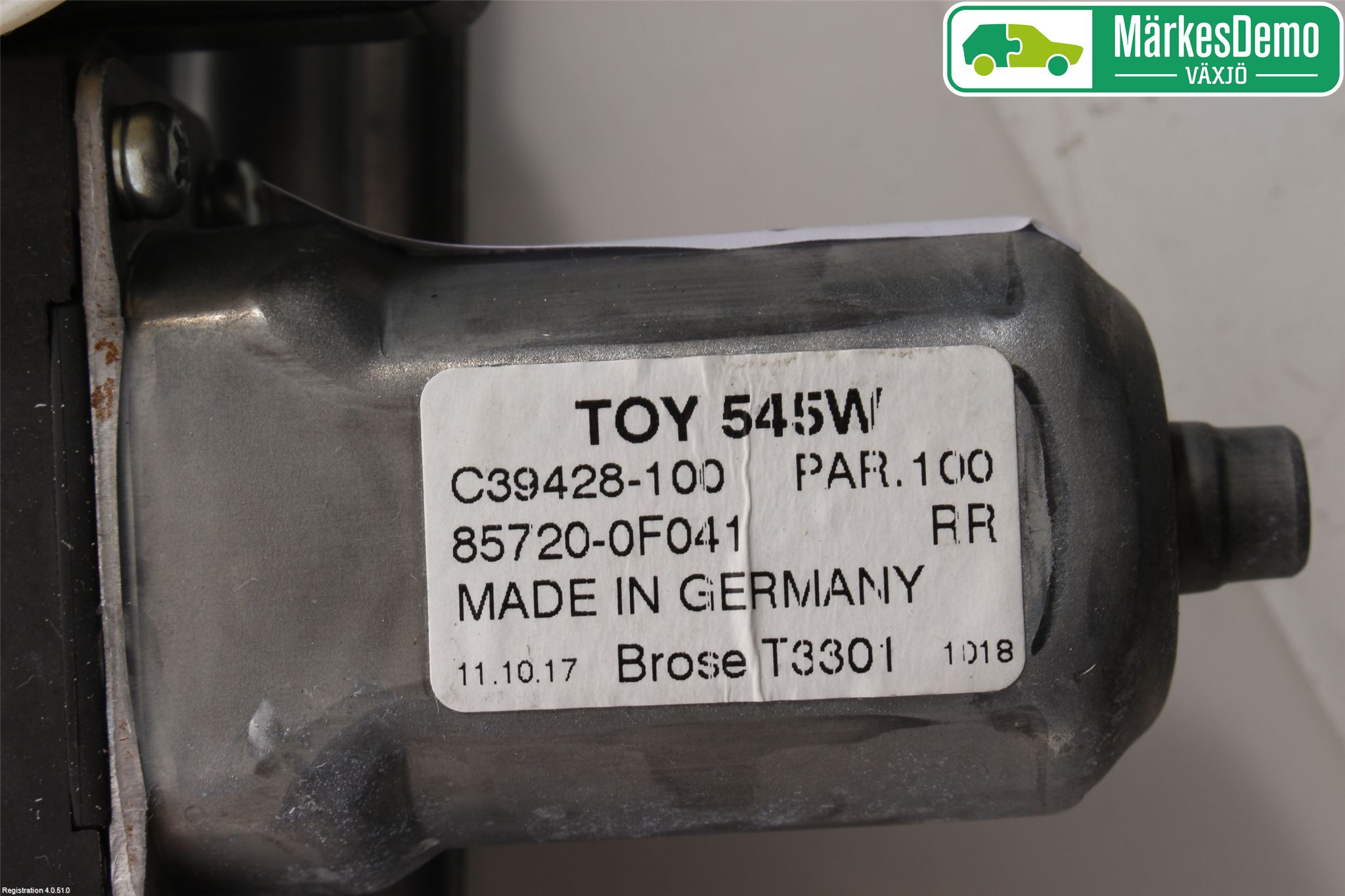 Toyota VERSO 09-18 Fönsterhiss El Kompl