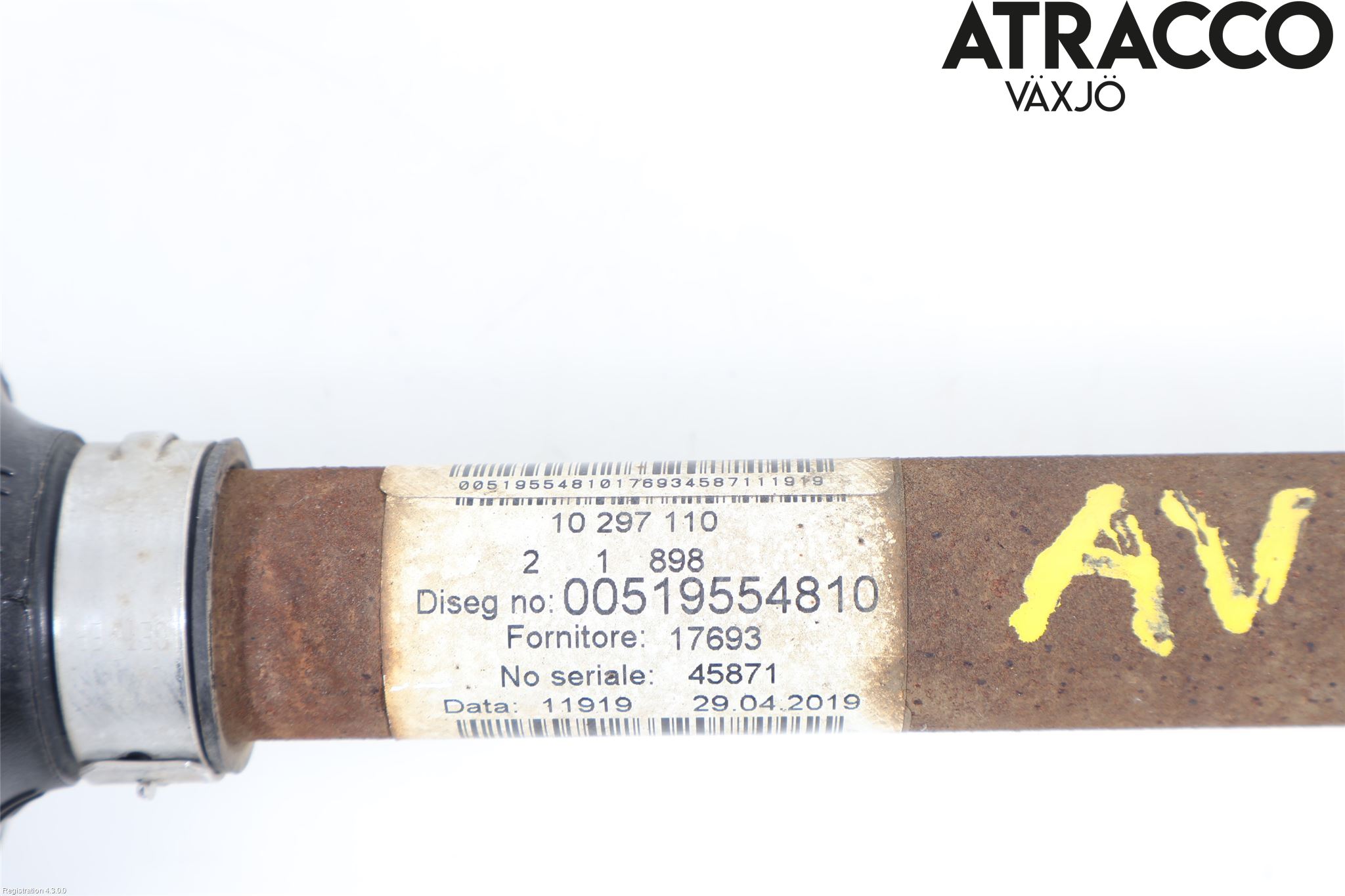 Fiat 500 07- Drivaxel Fram Vänster