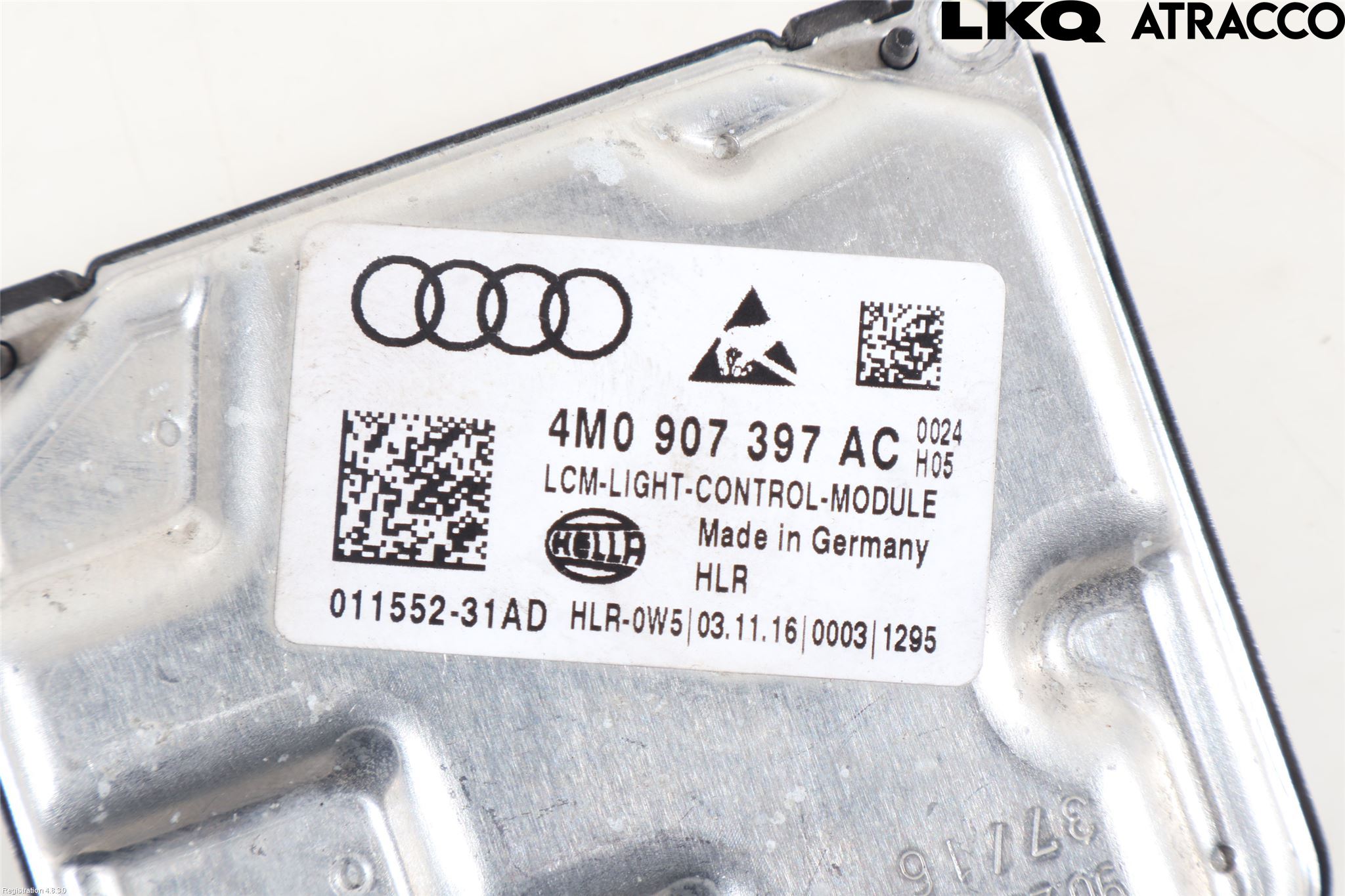 Audi A4/S4 B9 16-19 Styrenhet Strålkastare