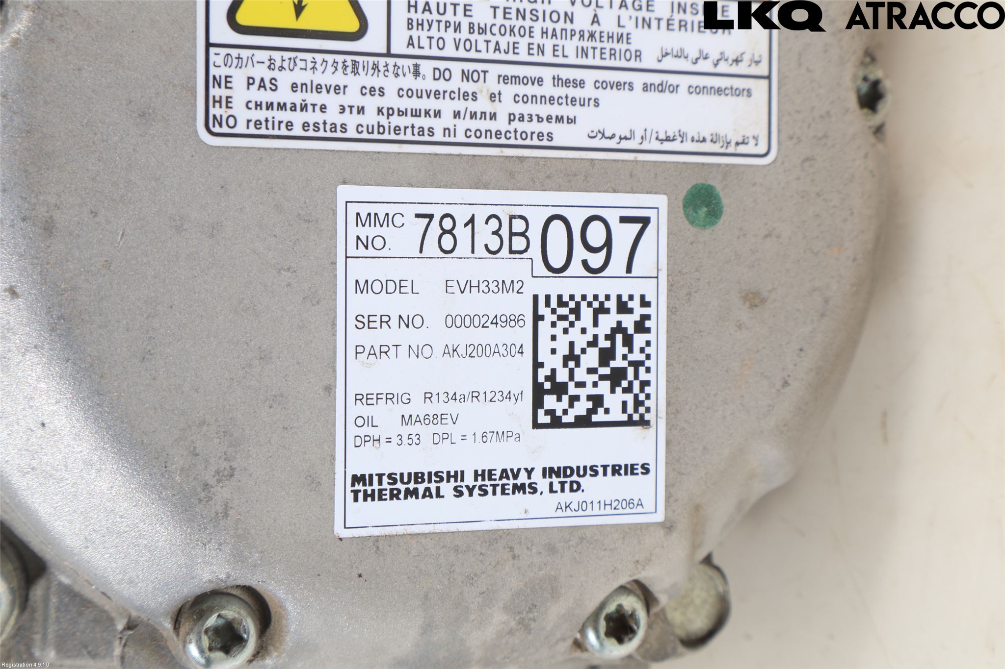 Mitsubishi OUTLANDER 13-21 Ac Kompressor