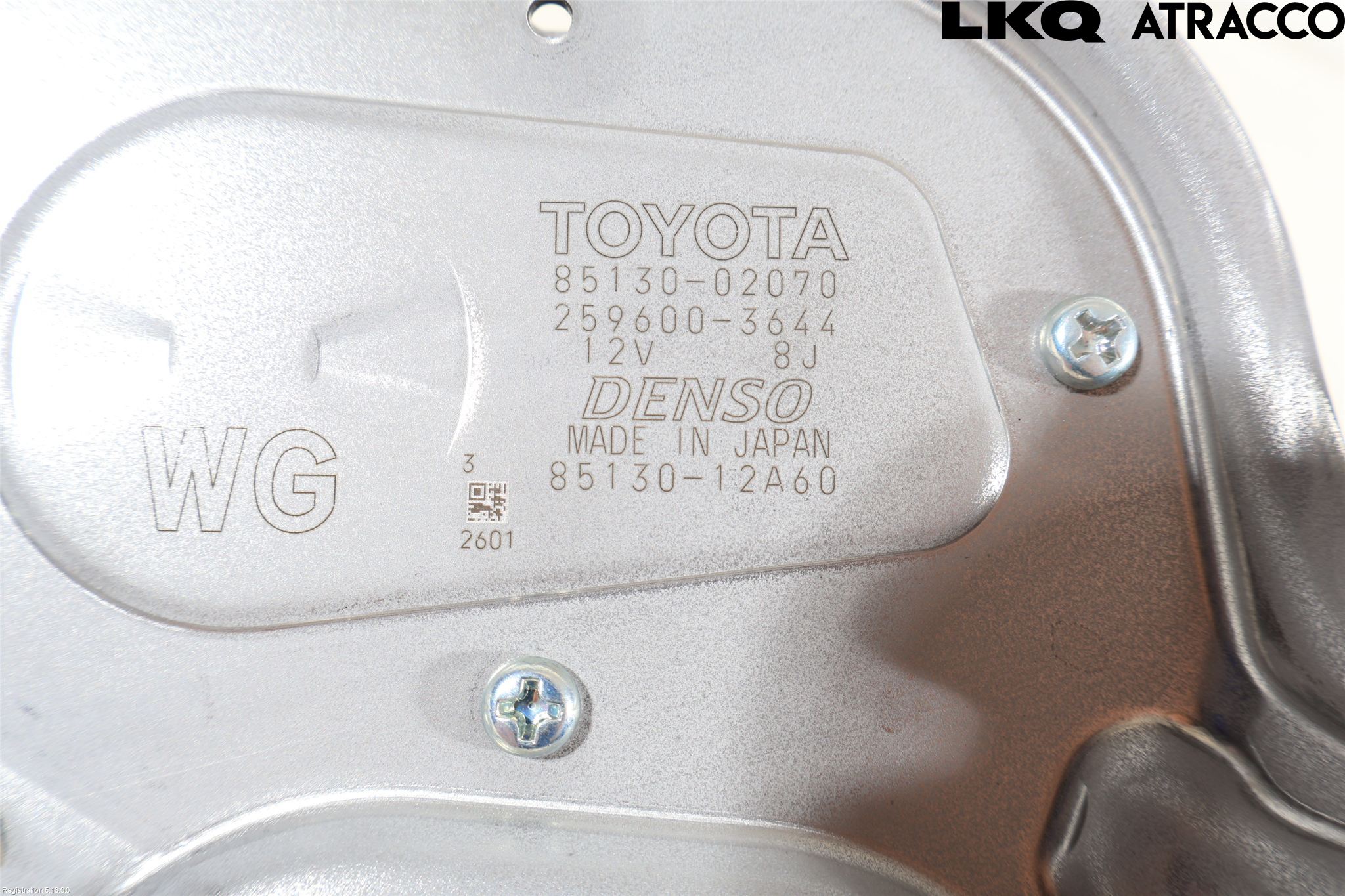 Toyota COROLLA 19- Torkarmotor Baklucka