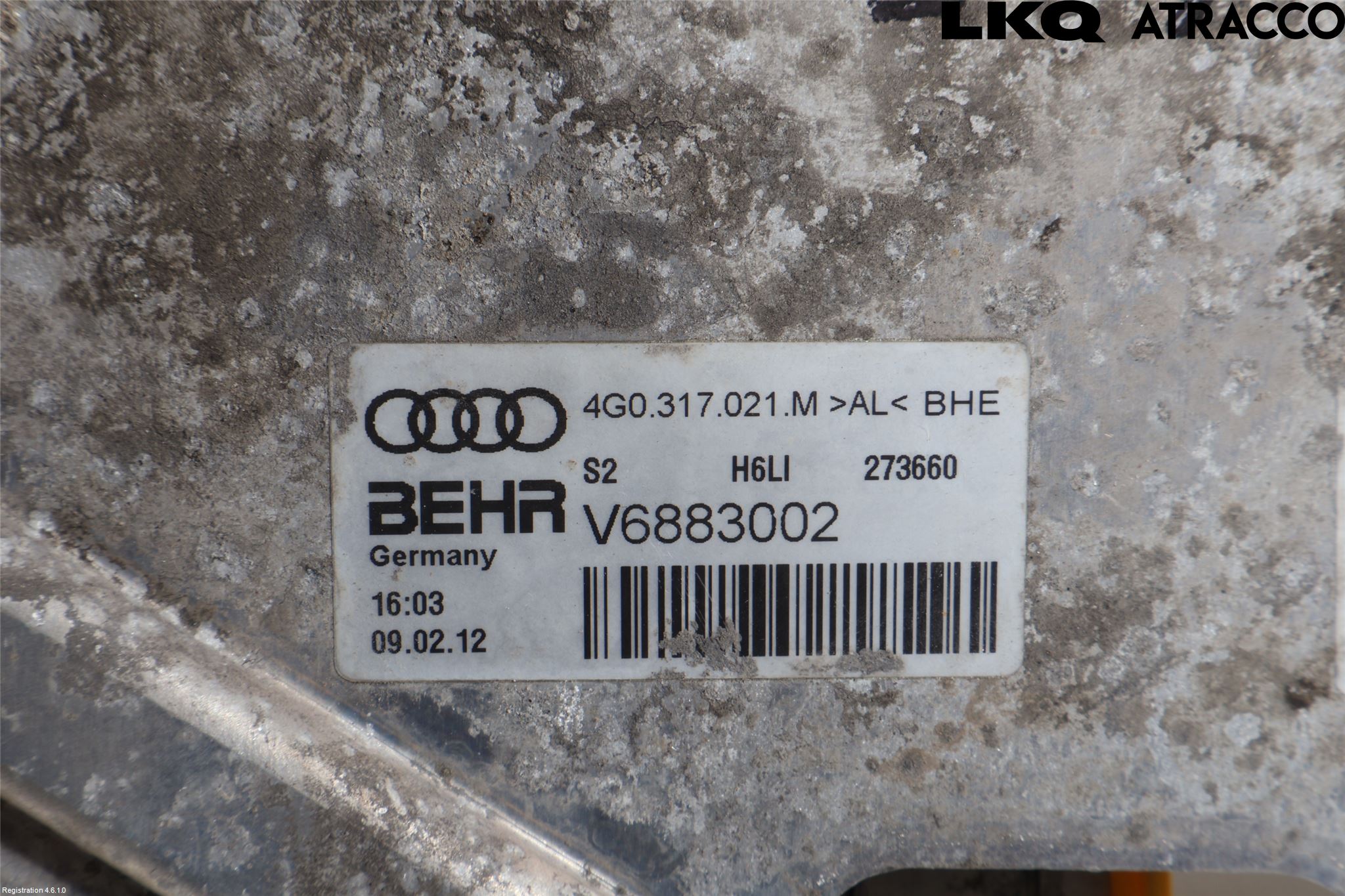 Audi A6/S6 4G 11-18 Oljekylare Automat