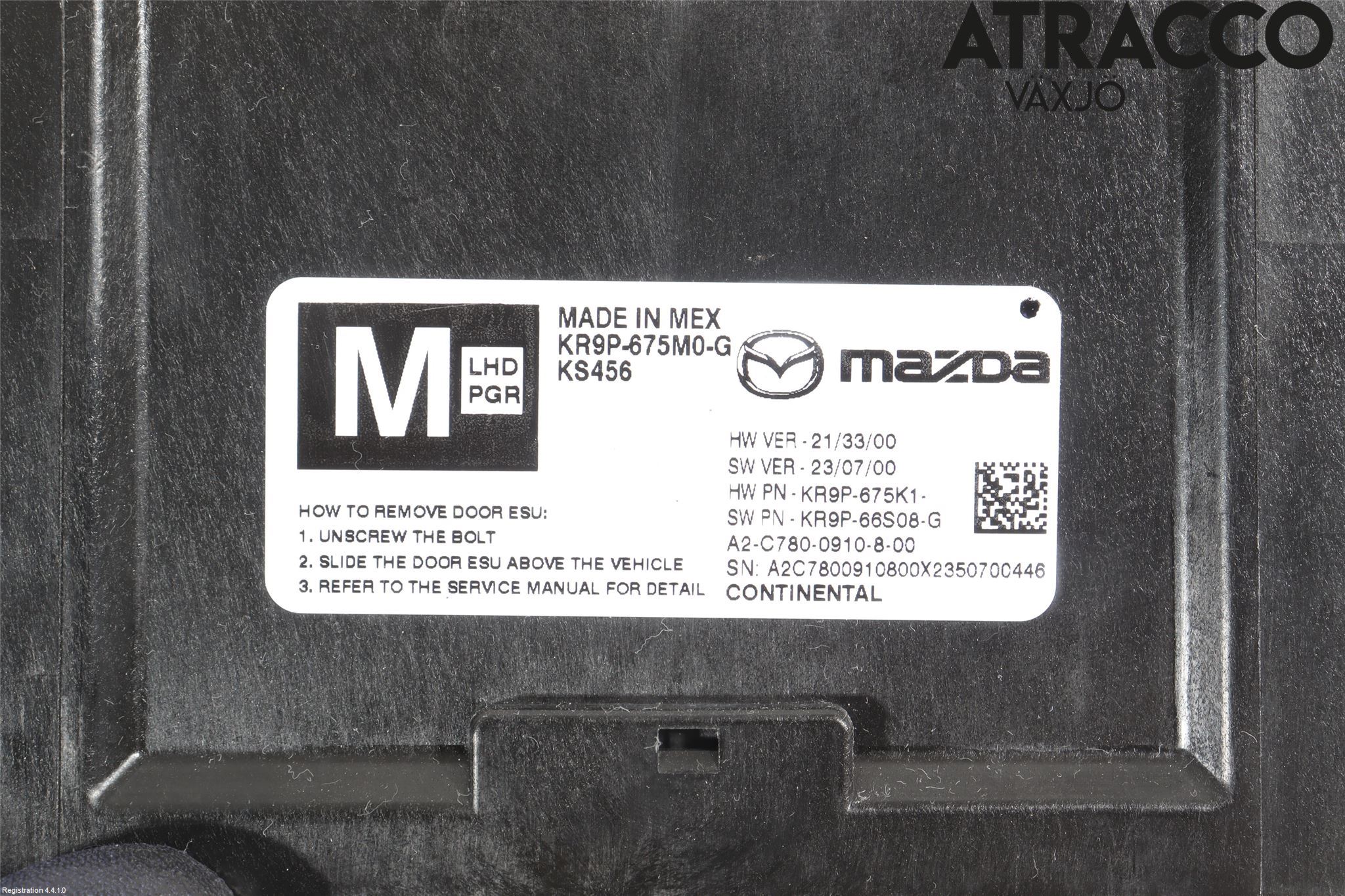 Mazda CX-60 22- Styrenhet Dörr