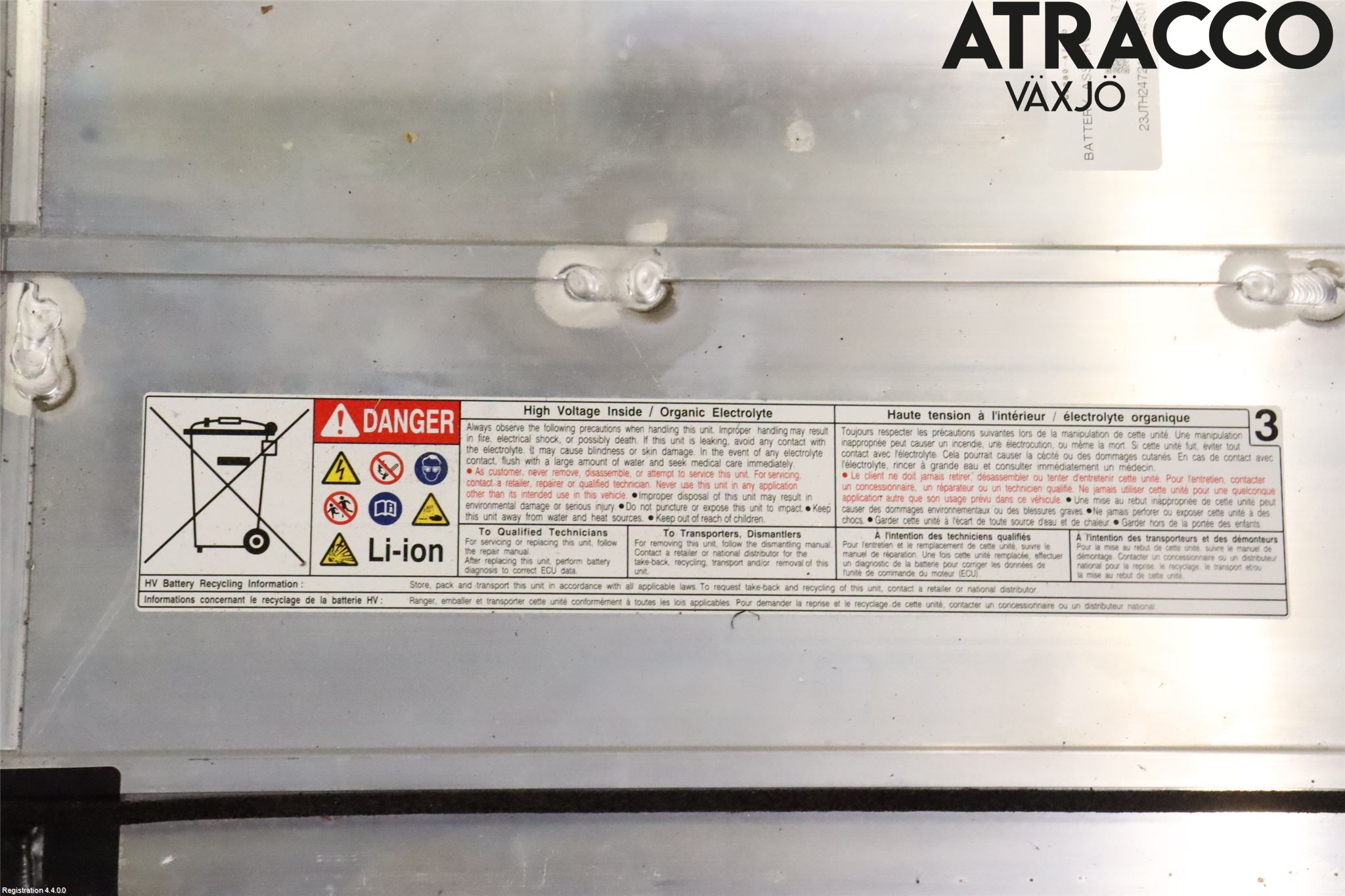 Toyota PRIUS (ZVW50) 16-21 Batteri Högspänning