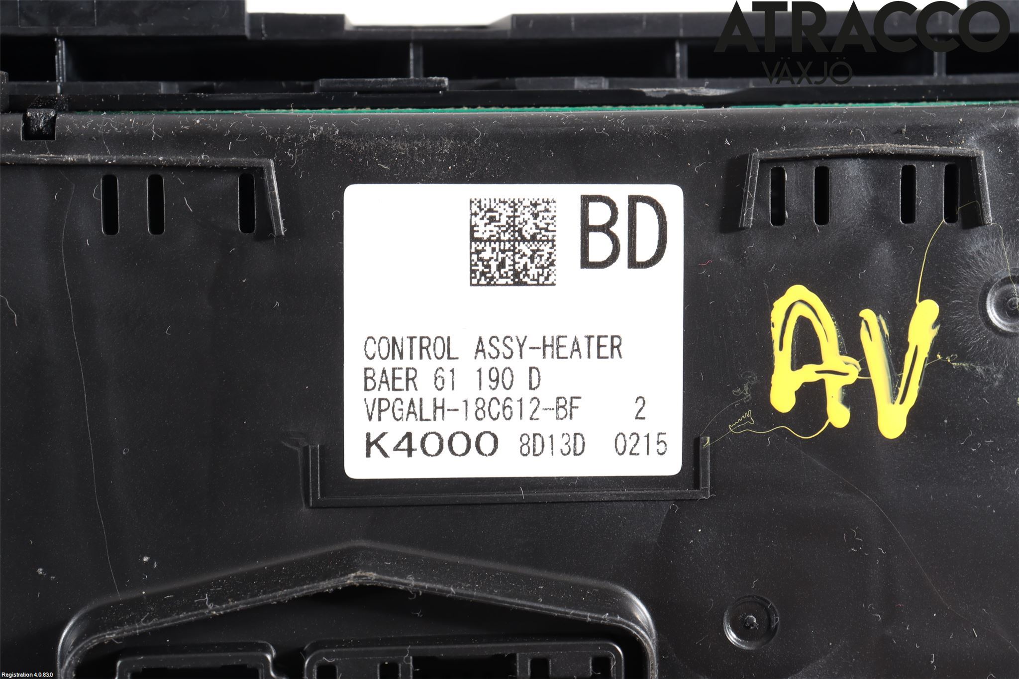 Mazda 3 III 14-19 Ac Styrenhet Ac Manöveren